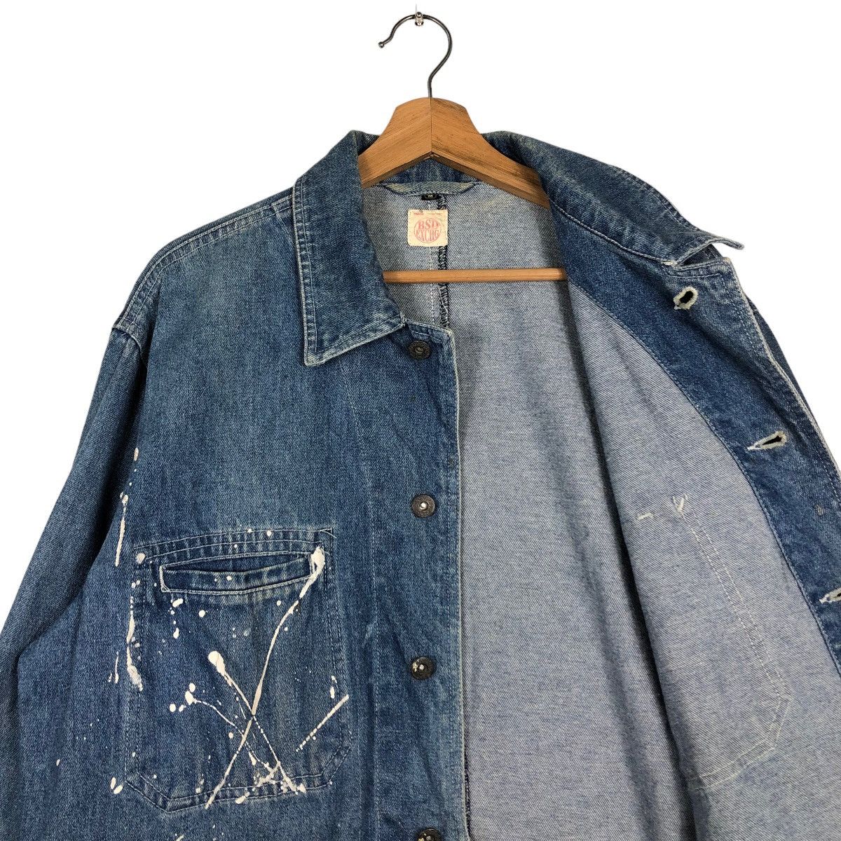 Hysteric Glamour Vintage Chore Jacket Painted Design Double Pocket Bsd ExcHG Size US M / EU 48-50 / 2 - 12 Thumbnail