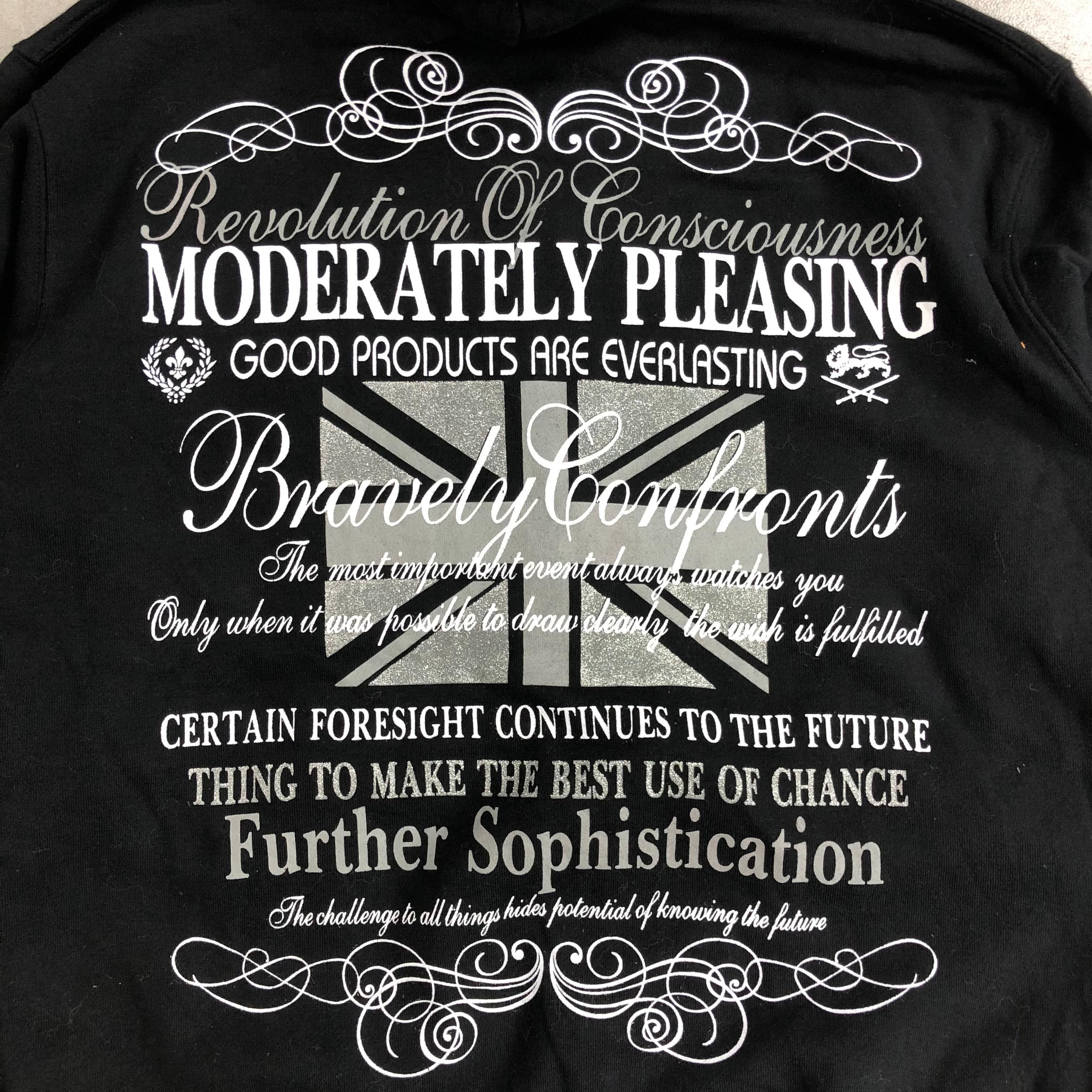 Japanese Brand 2000s Beaumont Carr Poem Goa Gothic Punk Lgb Fur Zip Hoodie Size US L / EU 52-54 / 3 - 11 Thumbnail