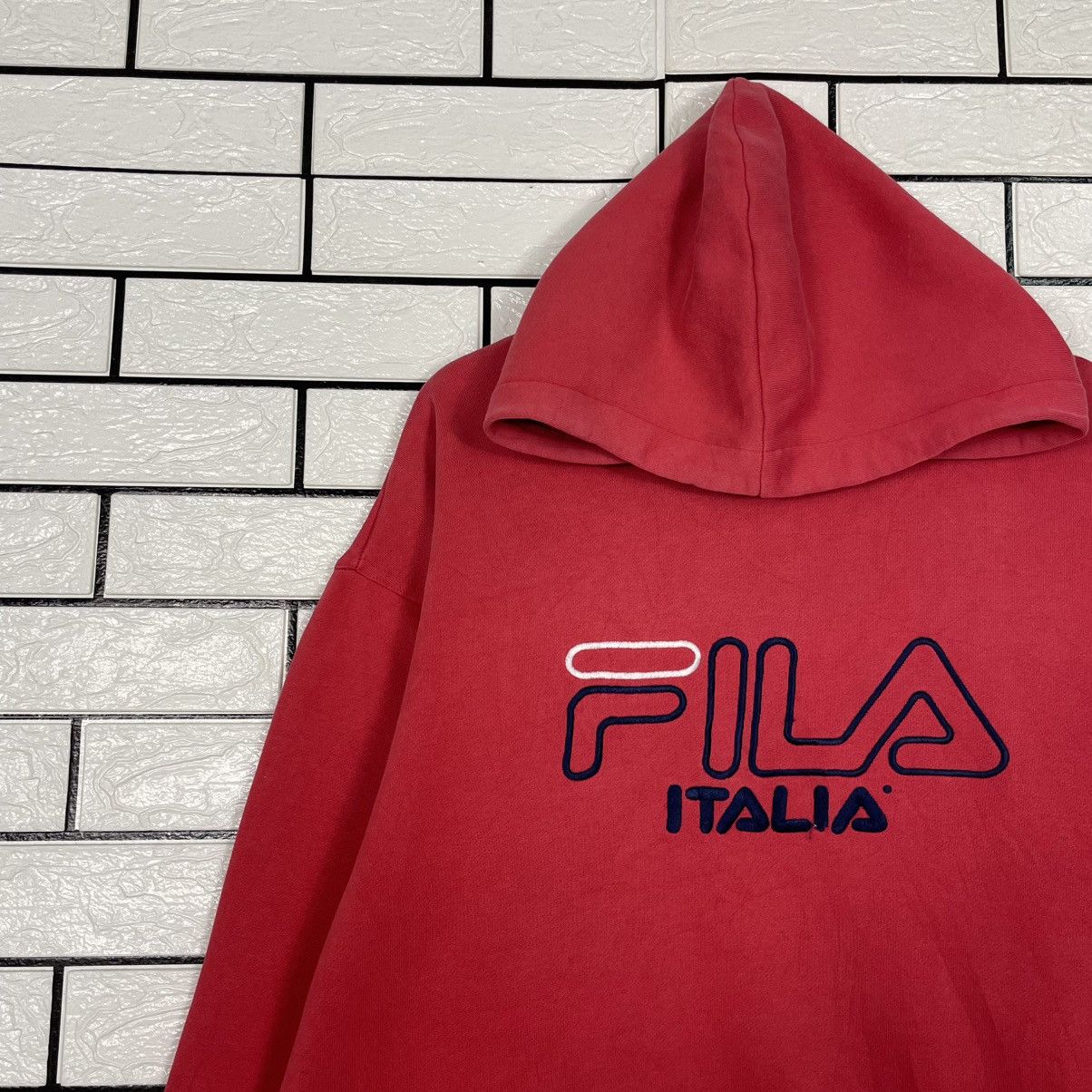 Fila Fila Big Logo Pullover Hoodie Size US M / EU 48-50 / 2 - 6 Thumbnail