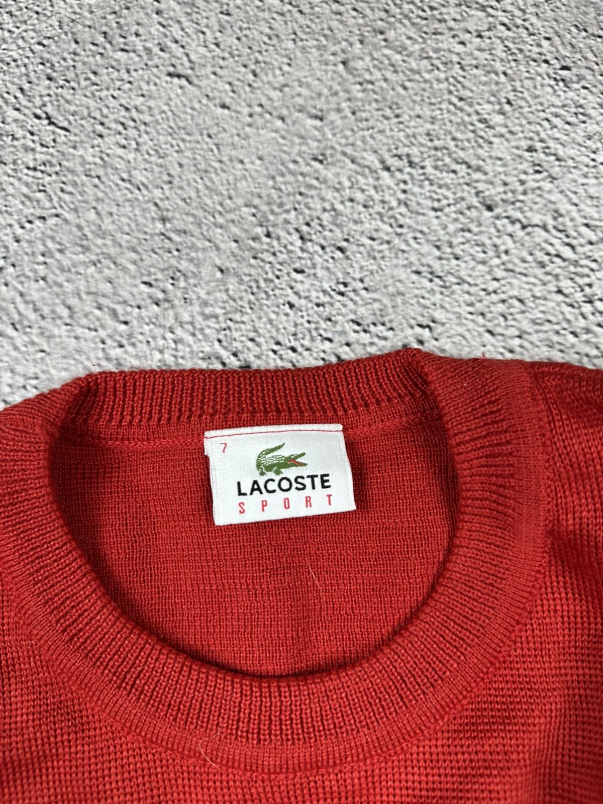 Lacoste Vintage Lacoste Sport Knitwear Striped Y2K Hype Old Money Size US XL / EU 56 / 4 - 5 Thumbnail