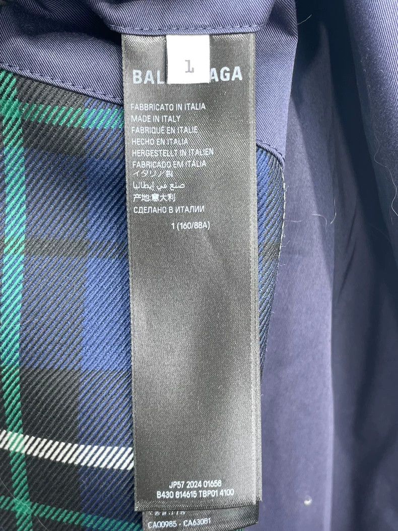 Balenciaga Balenciaga Blue Windbreaker Size S / US 4 / IT 40 - 4 Thumbnail