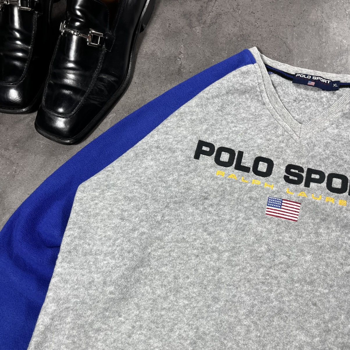 Polo Ralph Lauren Vintage 90s Polo Ralph Lauren Polo Sport Fleece Sweatshirt Size US XL / EU 56 / 4 - 3 Thumbnail