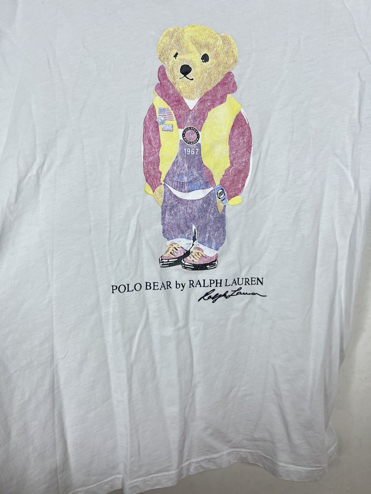 Polo Ralph Lauren Polo Ralph Lauren Bear T-Shirt Vintage Streetwear Y2K Size US S / EU 44-46 / 1 - 5 Thumbnail