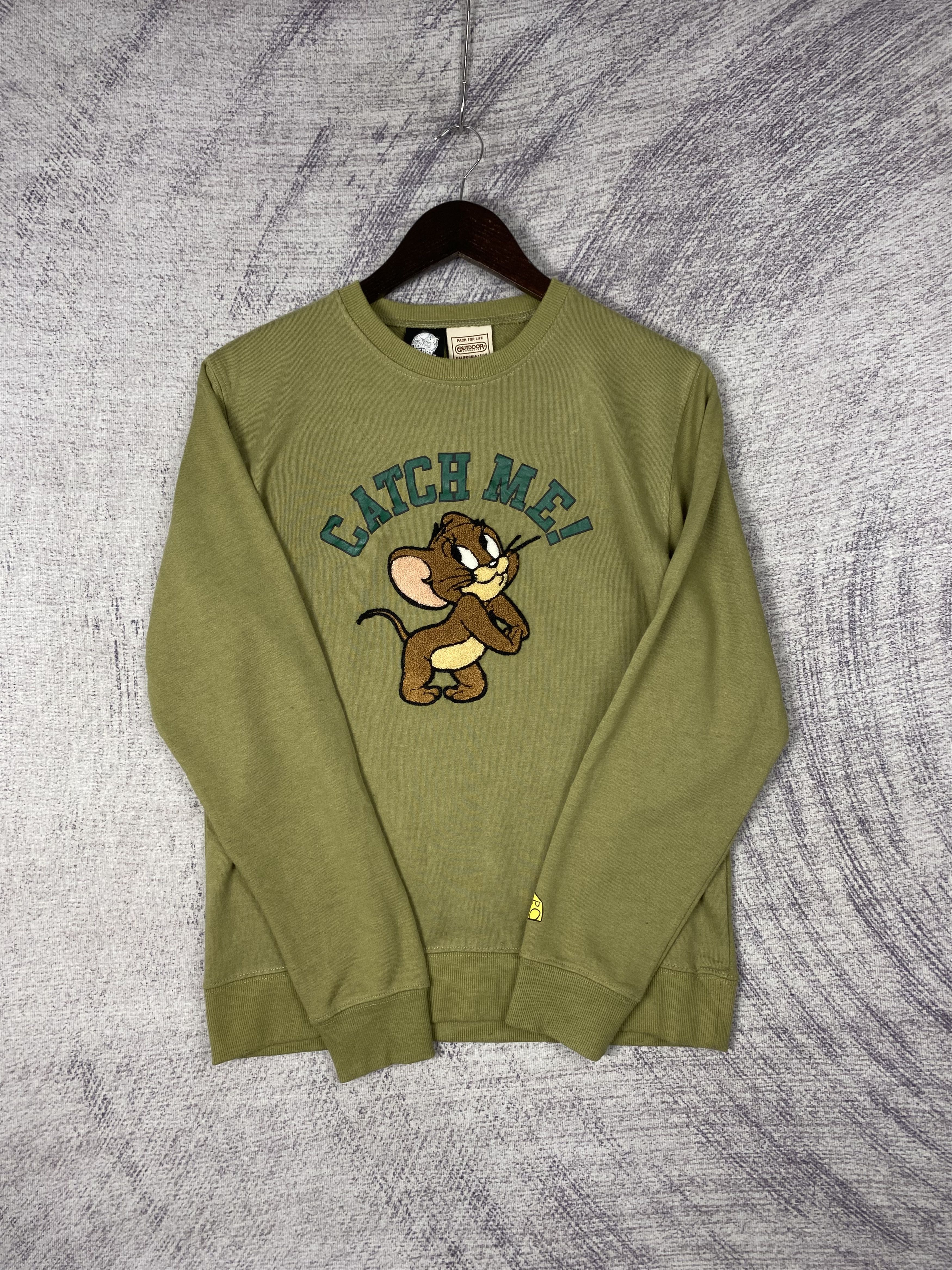 Designer Vintage Outdoor x Disney Tom & Jerry Crewneck Sweatshirts Size US M / EU 48-50 / 2 - 4 Thumbnail