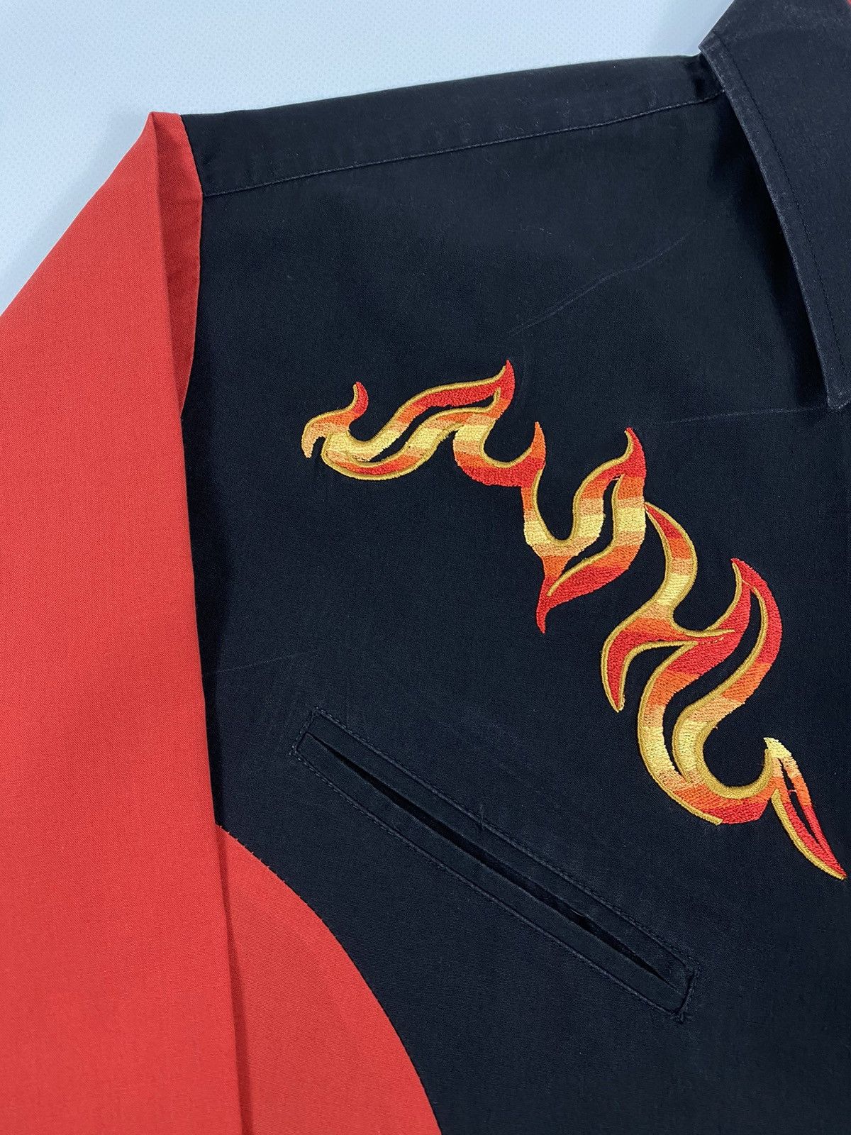 Vintage 🔥LASTDROP🔥 Vintage Ely Cattleman Flames Cowboy Western Shirt Size US L / EU 52-54 / 3 - 8 Thumbnail