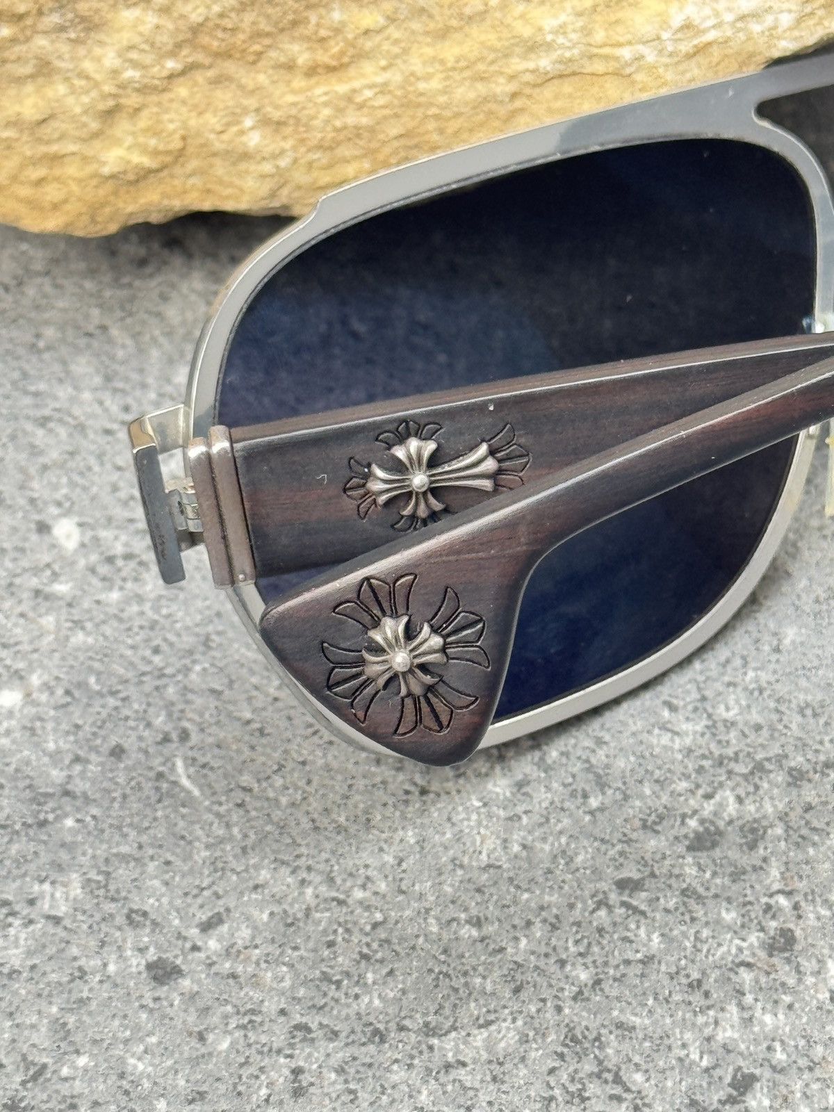 Chrome Hearts Chrome Hearts The Brown Glasses Size ONE SIZE - 9 Thumbnail
