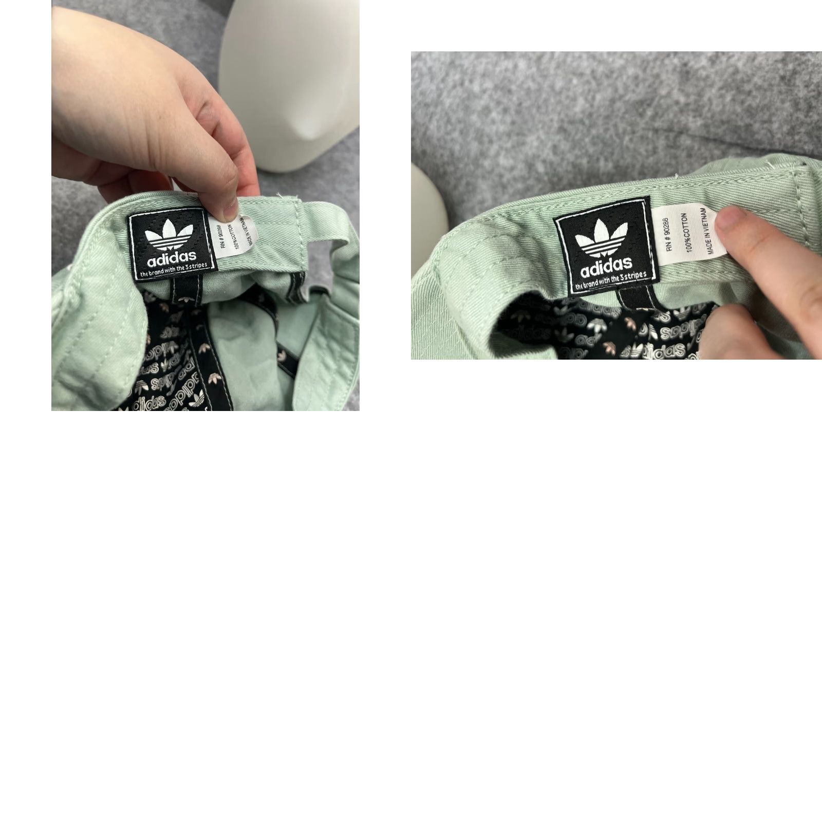 Adidas Adidas Hat Cap Strap Back Adult One Size Light Blue 100% Cotton Golf Hat Outdoor Unisex Adults Mens Womens Size ONE SIZE - 9 Thumbnail