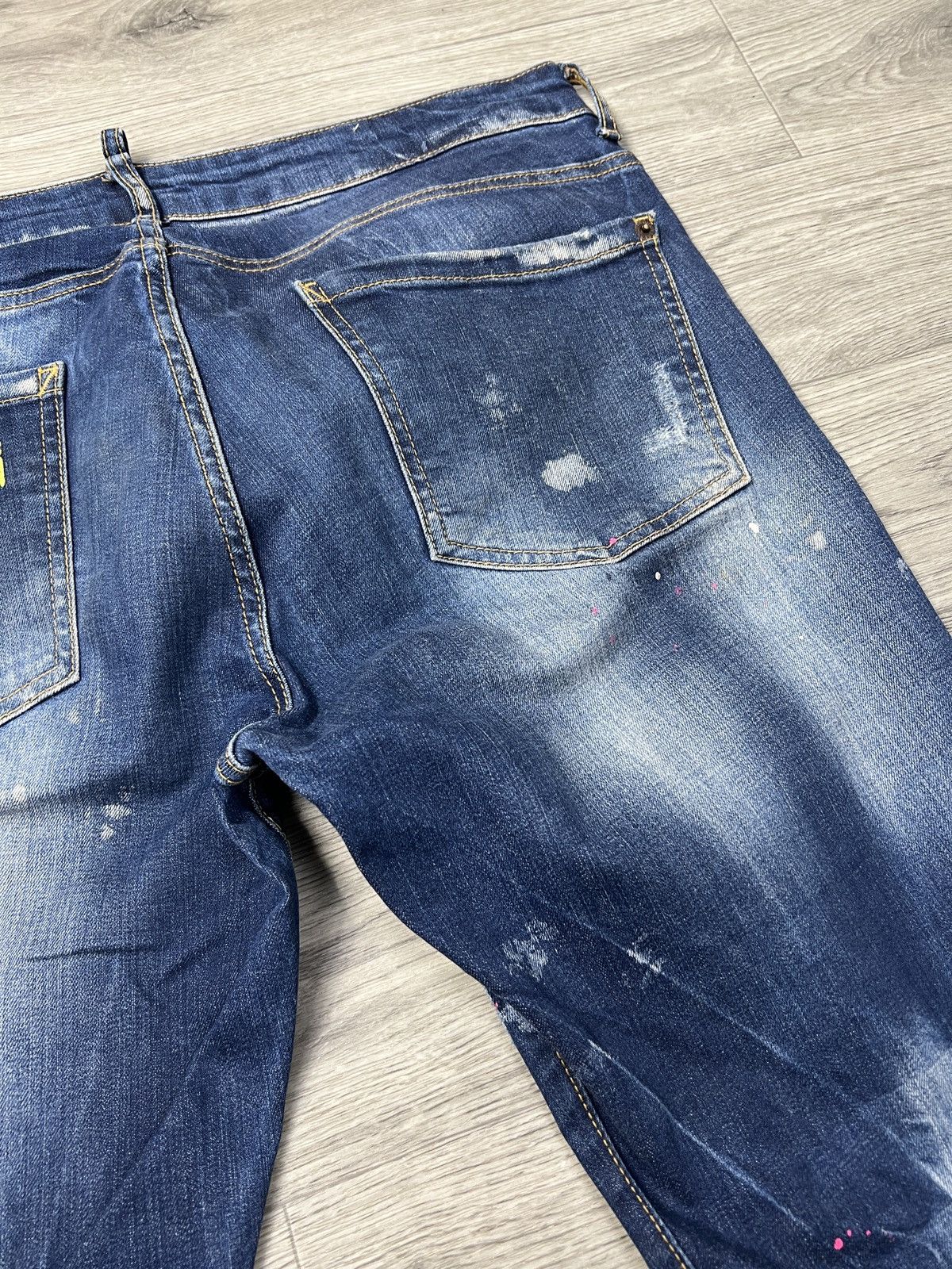 Dsquared2 Dsquared2 Slim Jean Distressed Blue Denim Pants IT 52 Size US 36 / EU 52 - 11 Thumbnail