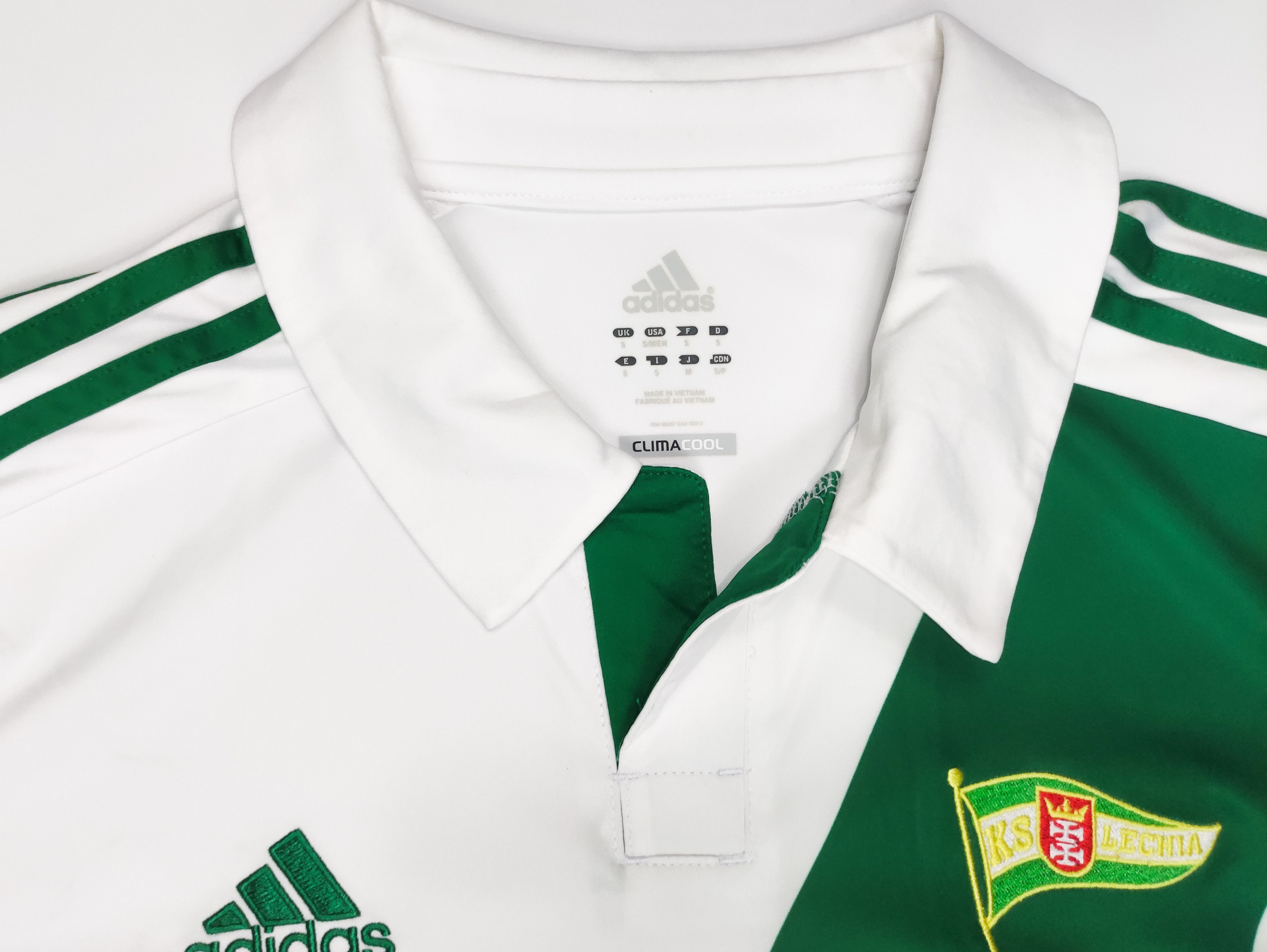 Adidas Lechia Gdańsk 2012 2013 Adidas Home Shirt Poland Size US S / EU 44-46 / 1 - 3 Thumbnail
