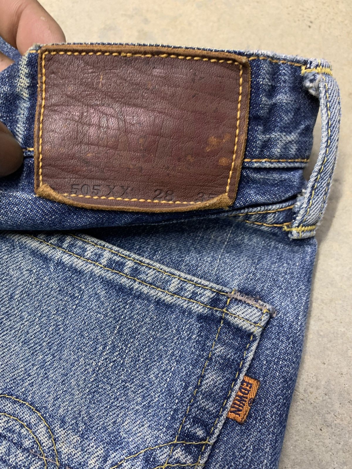 Edwin × Vintage Vintage EDWIN 505XX Selvedge jean Size US 28 / EU 44 - 18 Thumbnail
