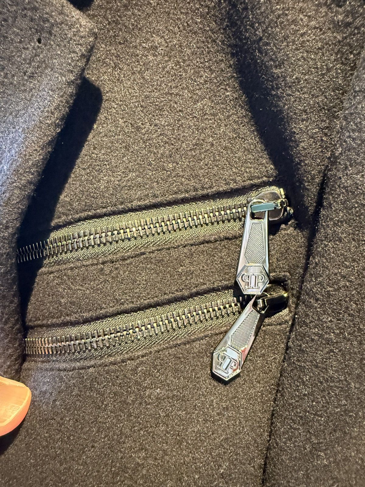 Philipp Plein black zips sport.coat.size46 Size US S / EU 44-46 / 1 - 4 Thumbnail
