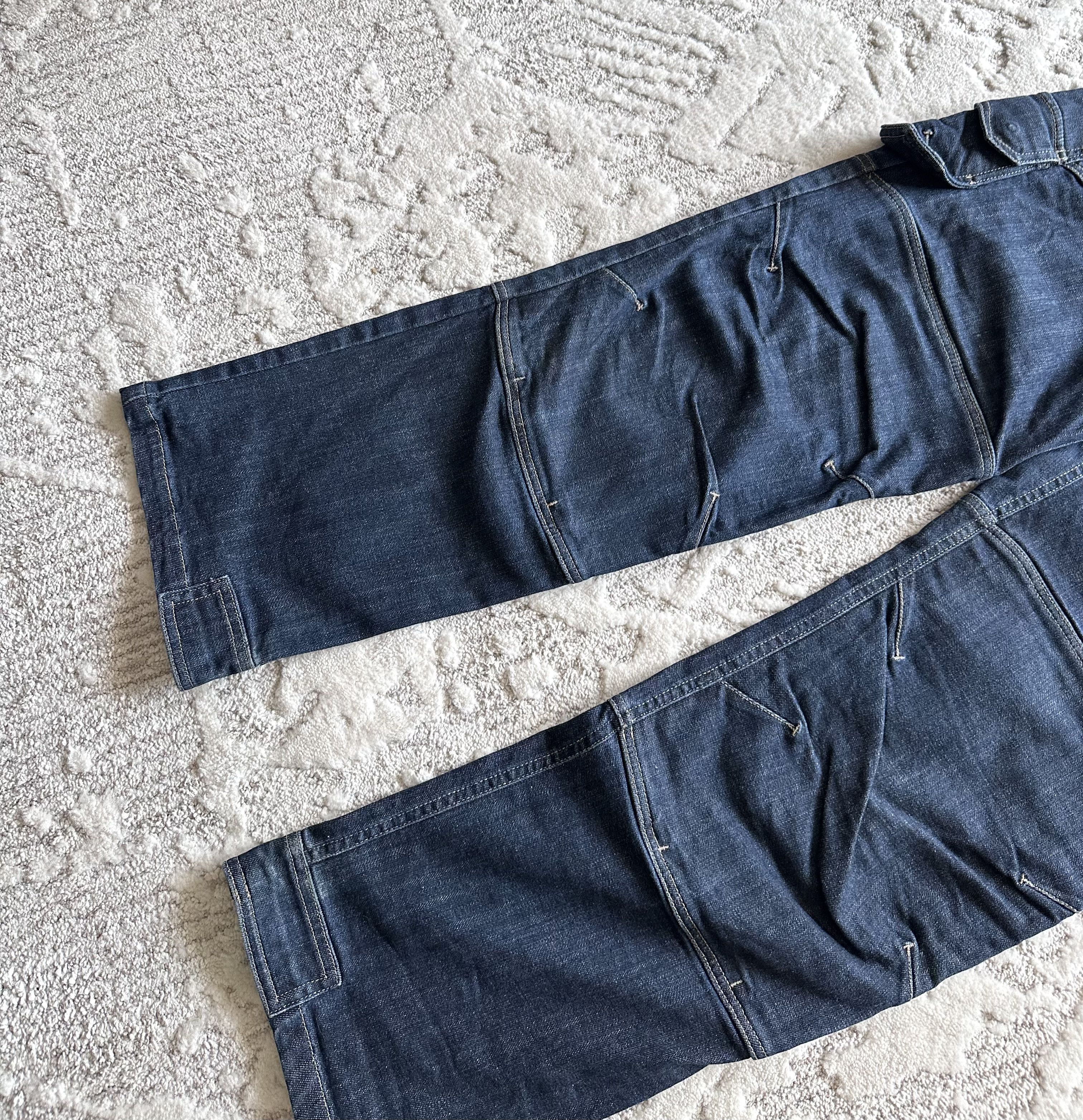Vintage Baggy skate hip hop cargo jeans denim pants Size US 34 / EU 50 - 3 Thumbnail