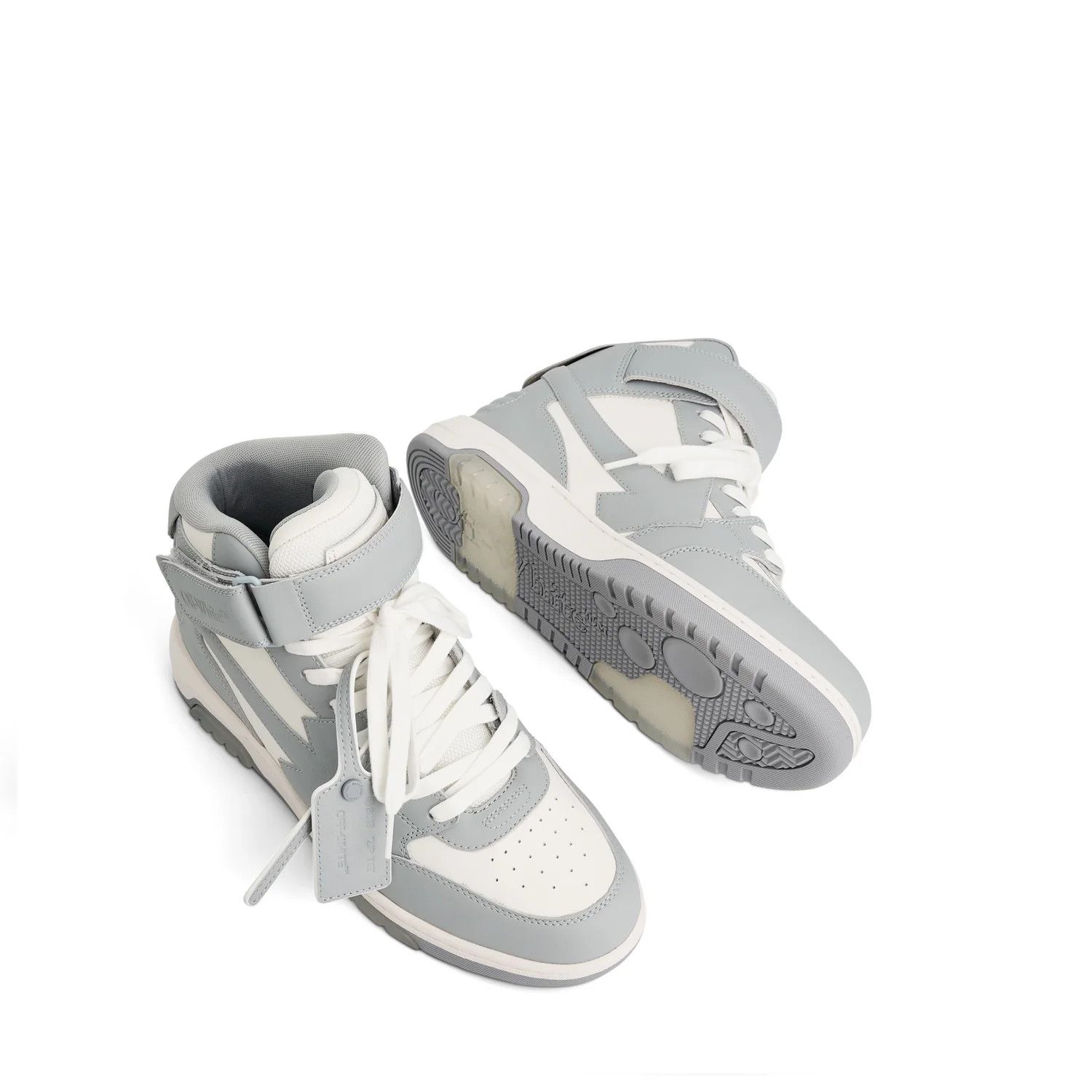 Off-White o1mris0824 Sneaker in White & Grey Size US 6 / EU 39 - 4 Thumbnail