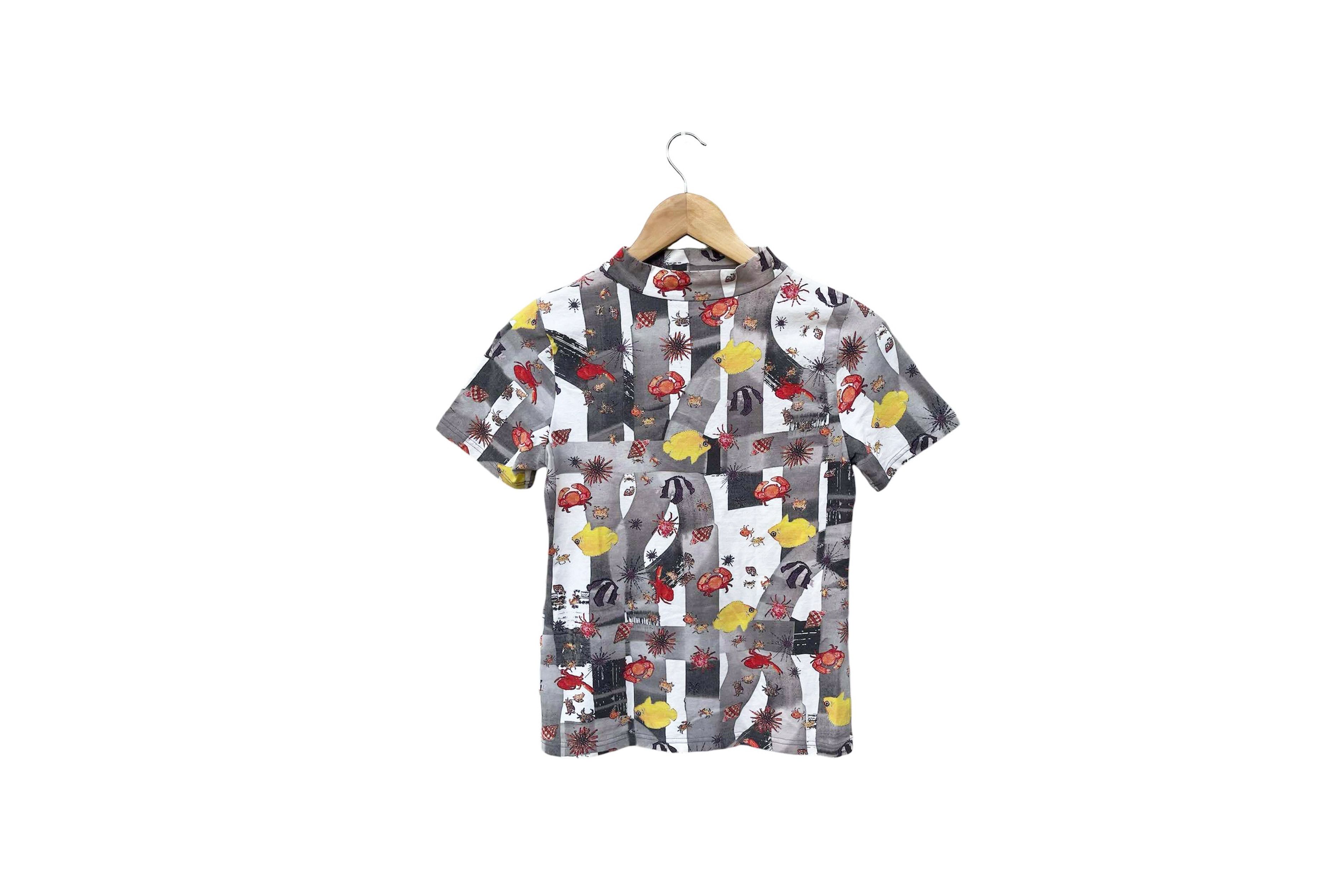 Hiroko Koshino Homme Seapunk Hiroko Koshino TRUNK tshirt, Aquatic animals Print Size S / US 4 / IT 40 - 1 Thumbnail