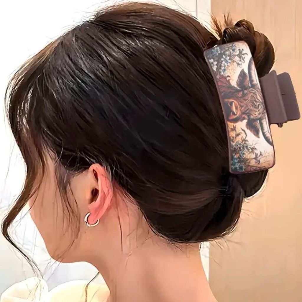 Other Western Cow Claw Clips Womens 4 Piece Leather Hair Size ONE SIZE - 2 Thumbnail