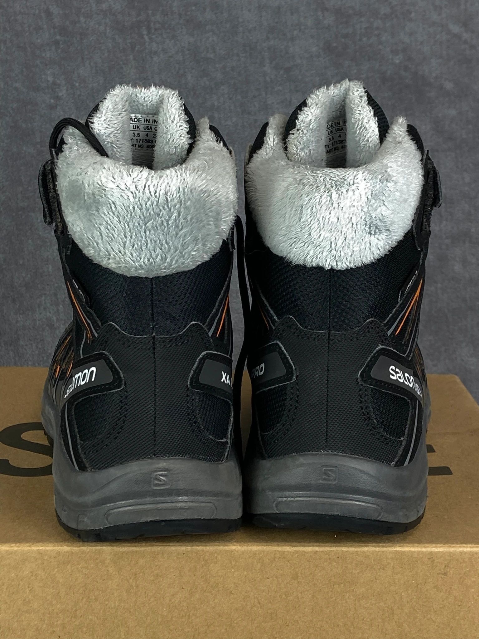 Salomon Salomon Black Orange Trekking Boots Size 36 Size US 5 / EU 37 - 4 Thumbnail