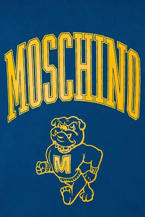 Moschino o1y0225 Logo Hoodie in Blue Size US S / EU 44-46 / 1 - 3 Thumbnail