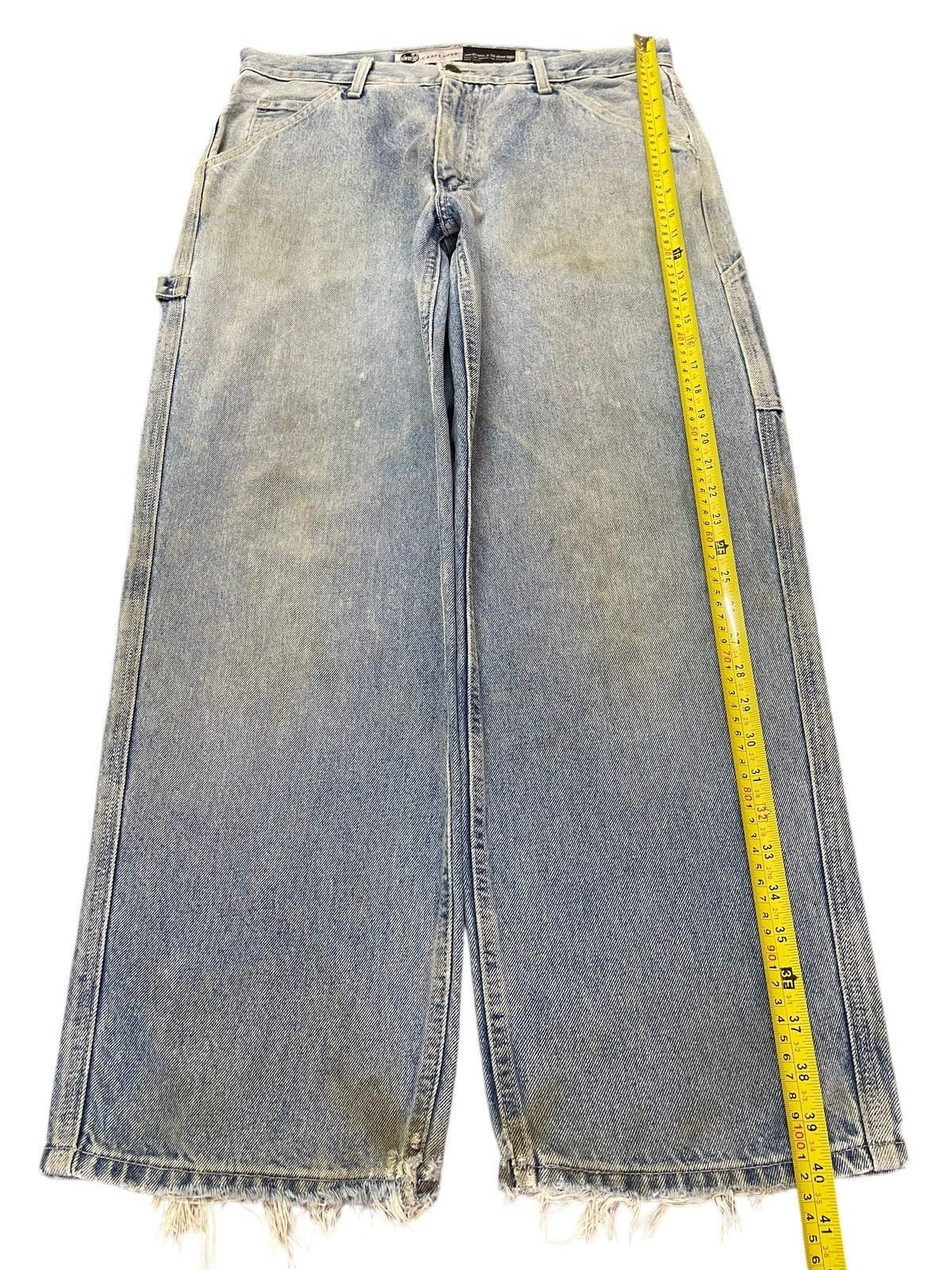 Levi's Vintage Levis Silver Tab Carpenter Style Baggy Jeans Size US 34 / EU 50 - 11 Thumbnail