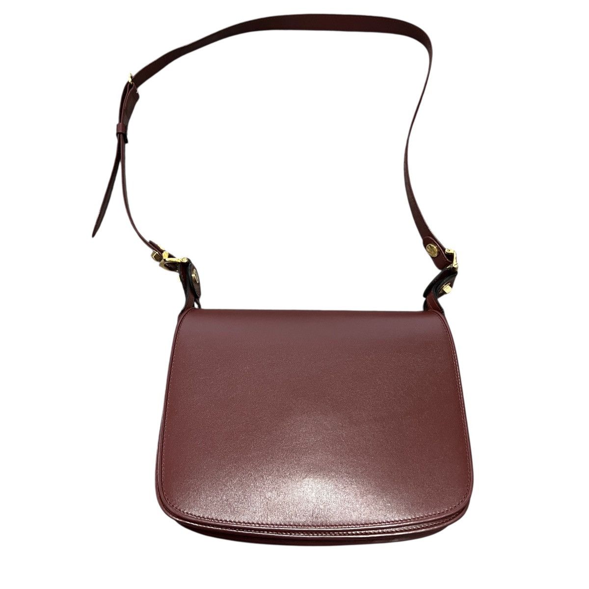 Cartier Les Must De Cartier Flap Bag With Box & Dust Bag in Red, Men's