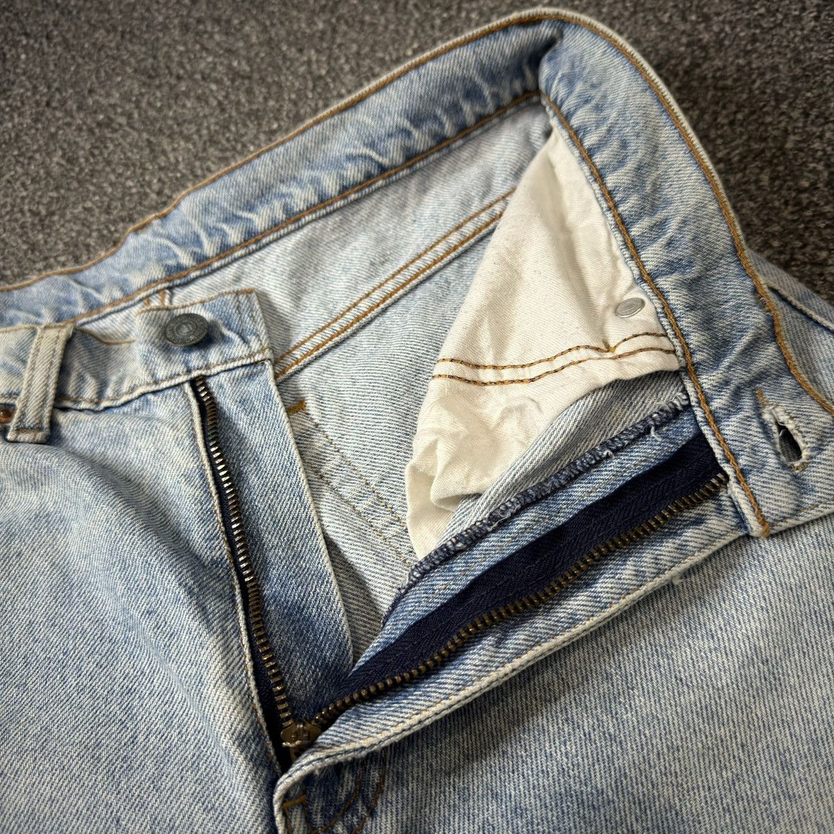 Levi's Vintage 90s Levis 606-0217 Faded Aging Distressed Denim W30 Size US 30 / EU 46 - 14 Thumbnail