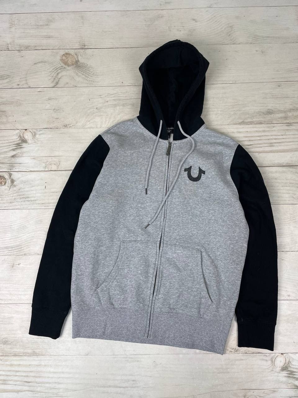 True Religion Vintage True Religion Zip Up Hoodie Buddha Big Logo Y2K Size US L / EU 52-54 / 3 - 2 Thumbnail