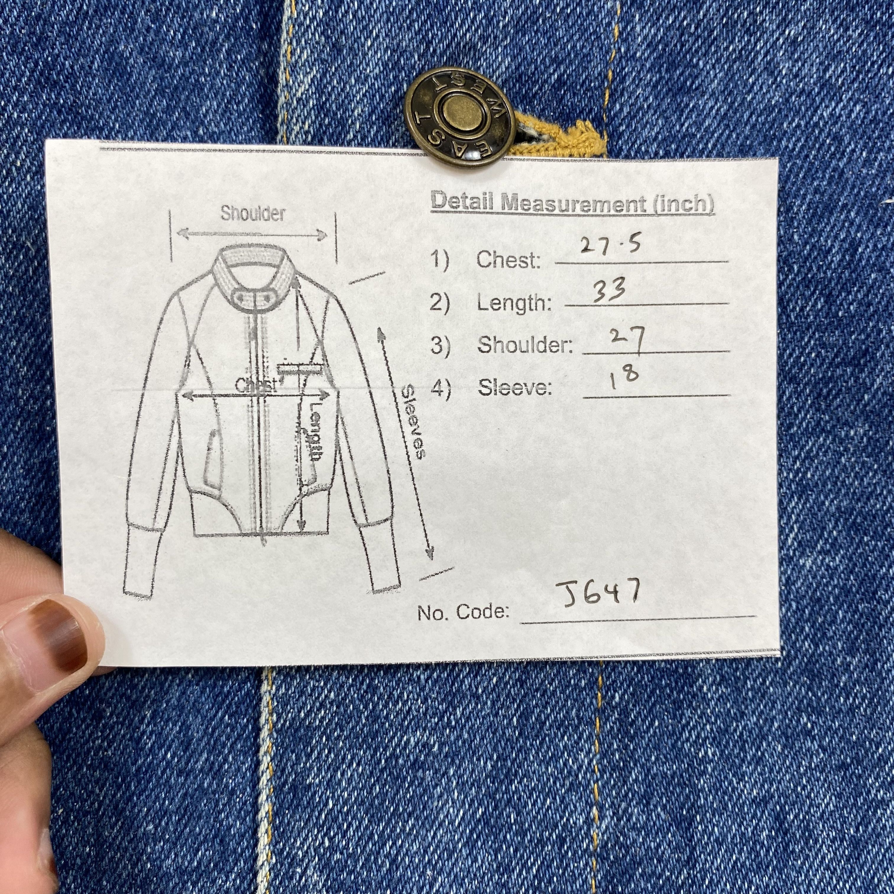 Vintage Vintage 90s American Beauties Horse Embroidery Denim-J647 Size US L / EU 52-54 / 3 - 13 Thumbnail