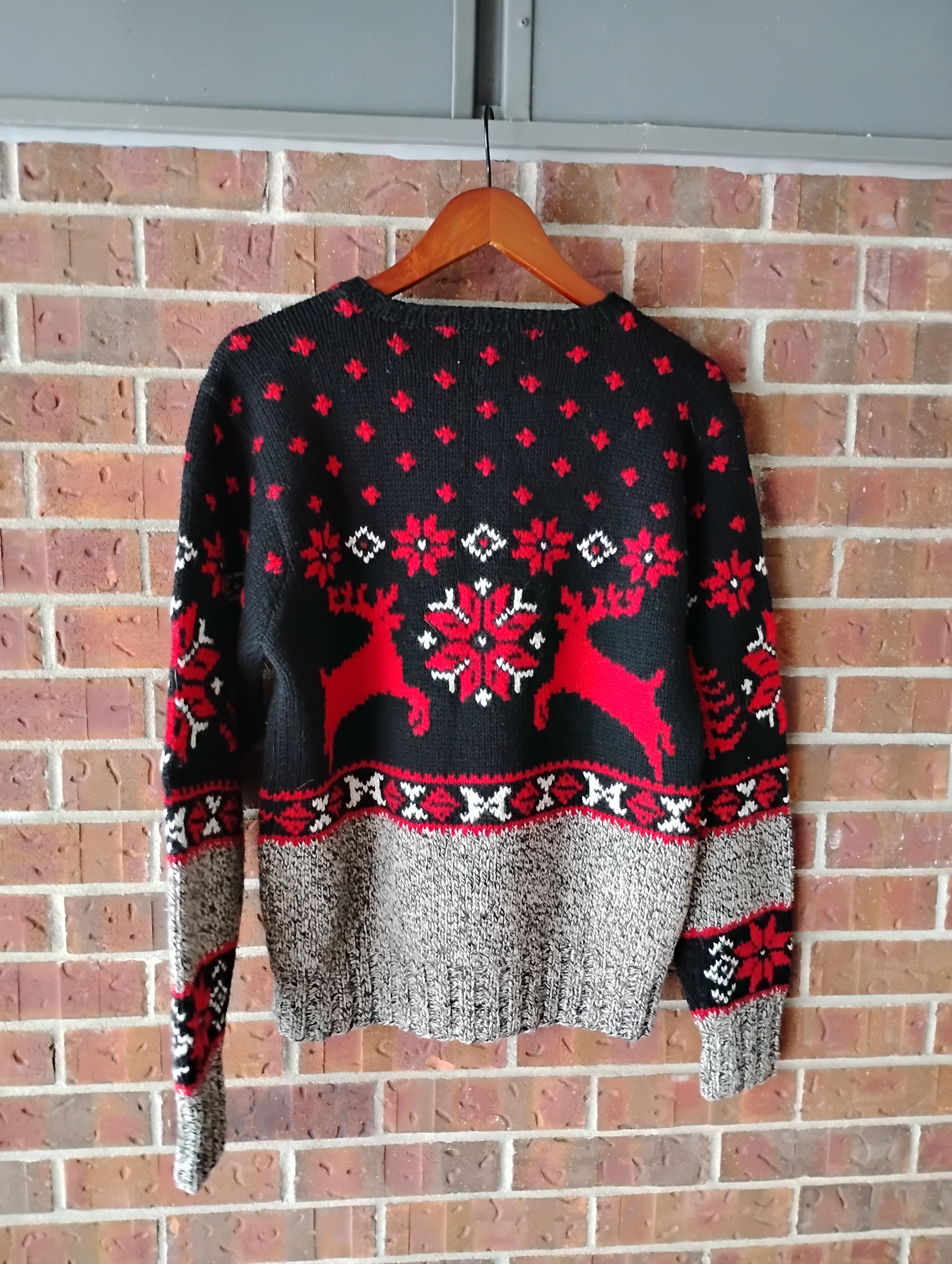 Polo Ralph Lauren Vintage hand knit polo RL Christmas sweater Size US M / EU 48-50 / 2 - 2 Thumbnail