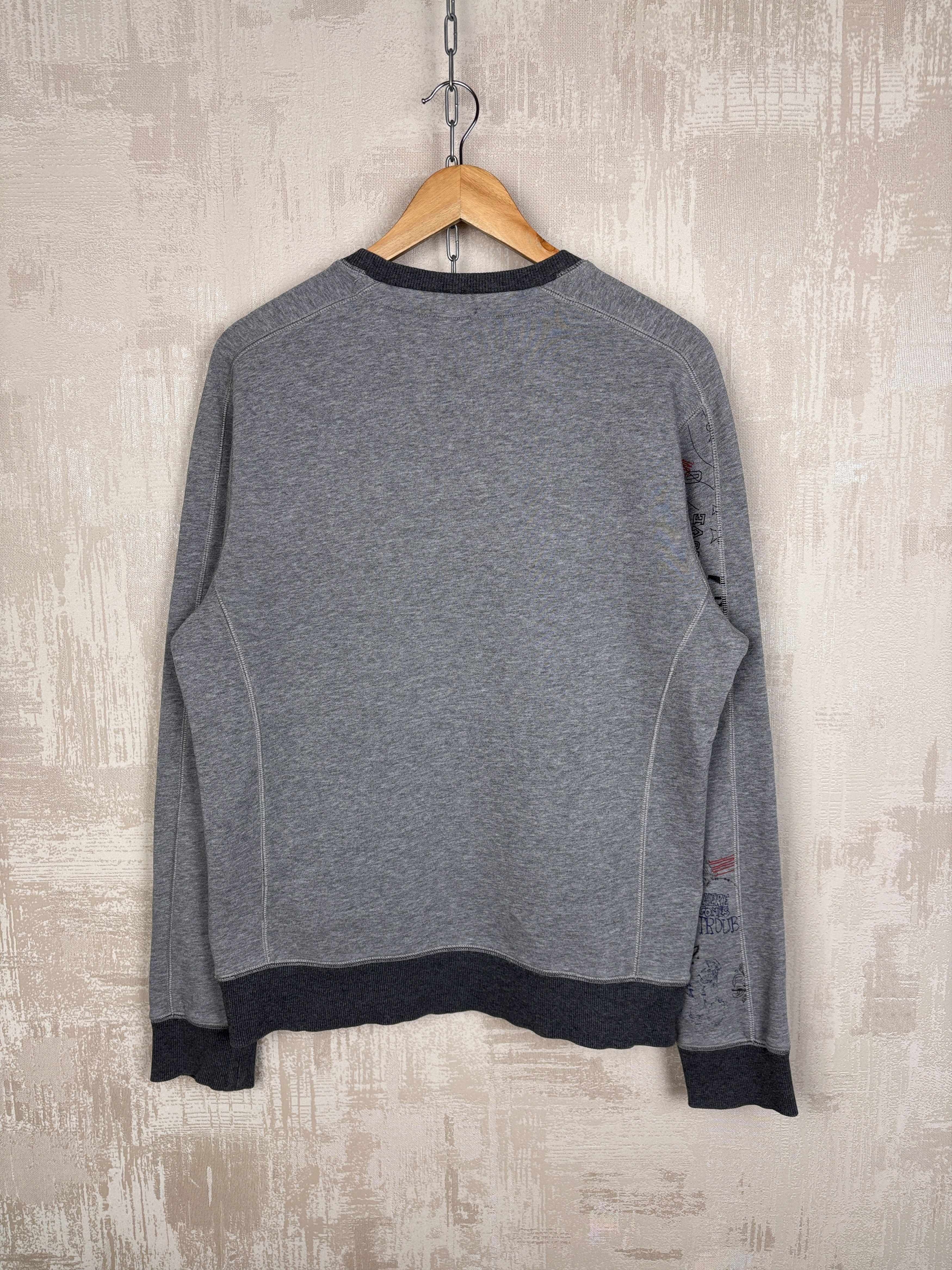 Hugo Boss Hugo Boss Orange Wheel Style Sweatshirt Scribble Print Size US M / EU 48-50 / 2 - 19 Thumbnail