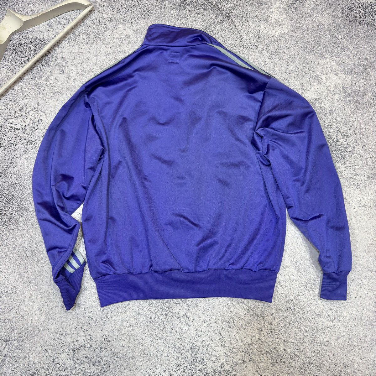 Adidas × Vintage Adidas Track Top Zip Purple L size Size US L / EU 52-54 / 3 - 8 Thumbnail