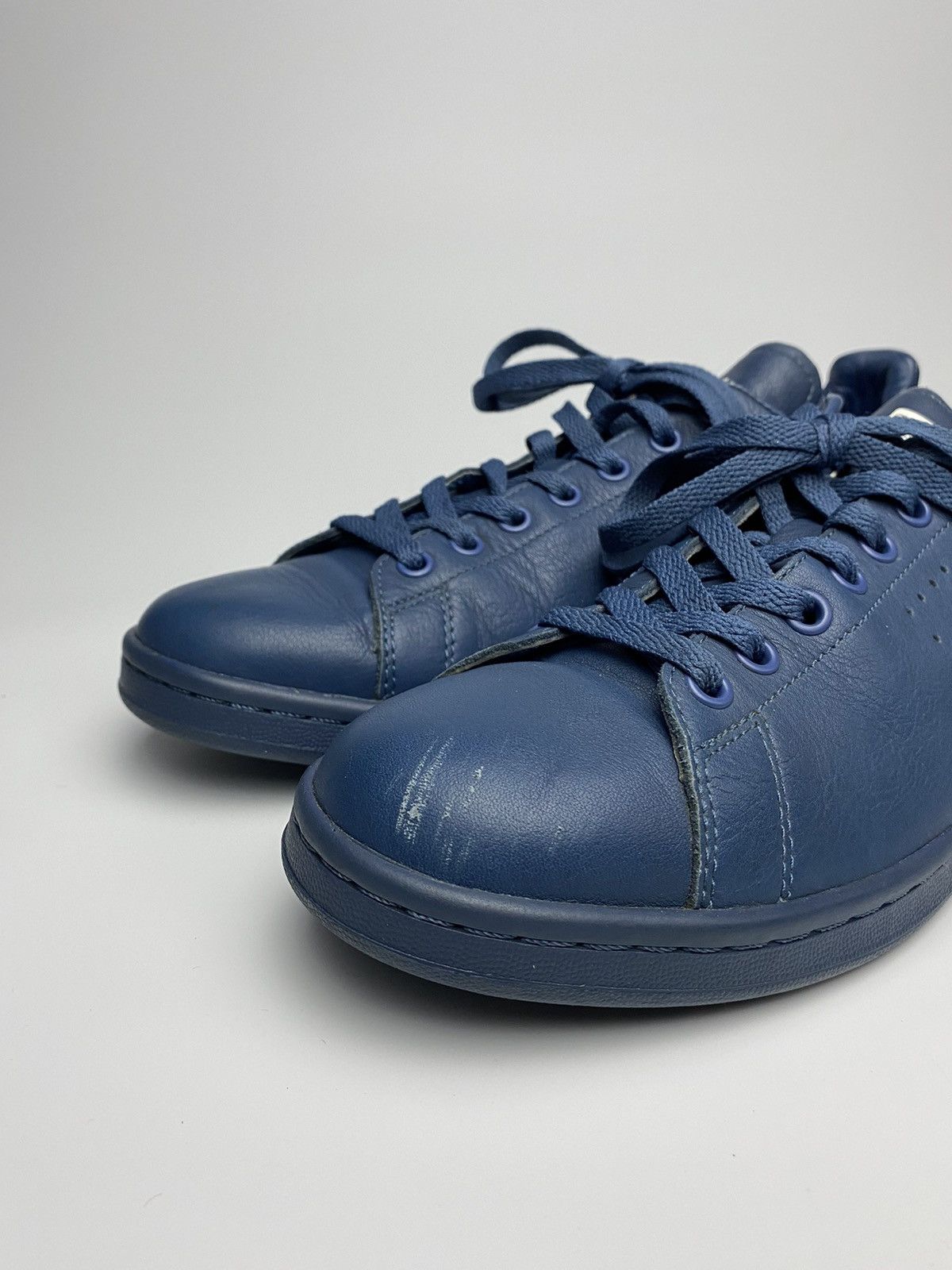 Adidas × Raf Simons Raf Simons x Adidas Stansmith Blue Size US 10.5 / EU 43-44 - 6 Thumbnail