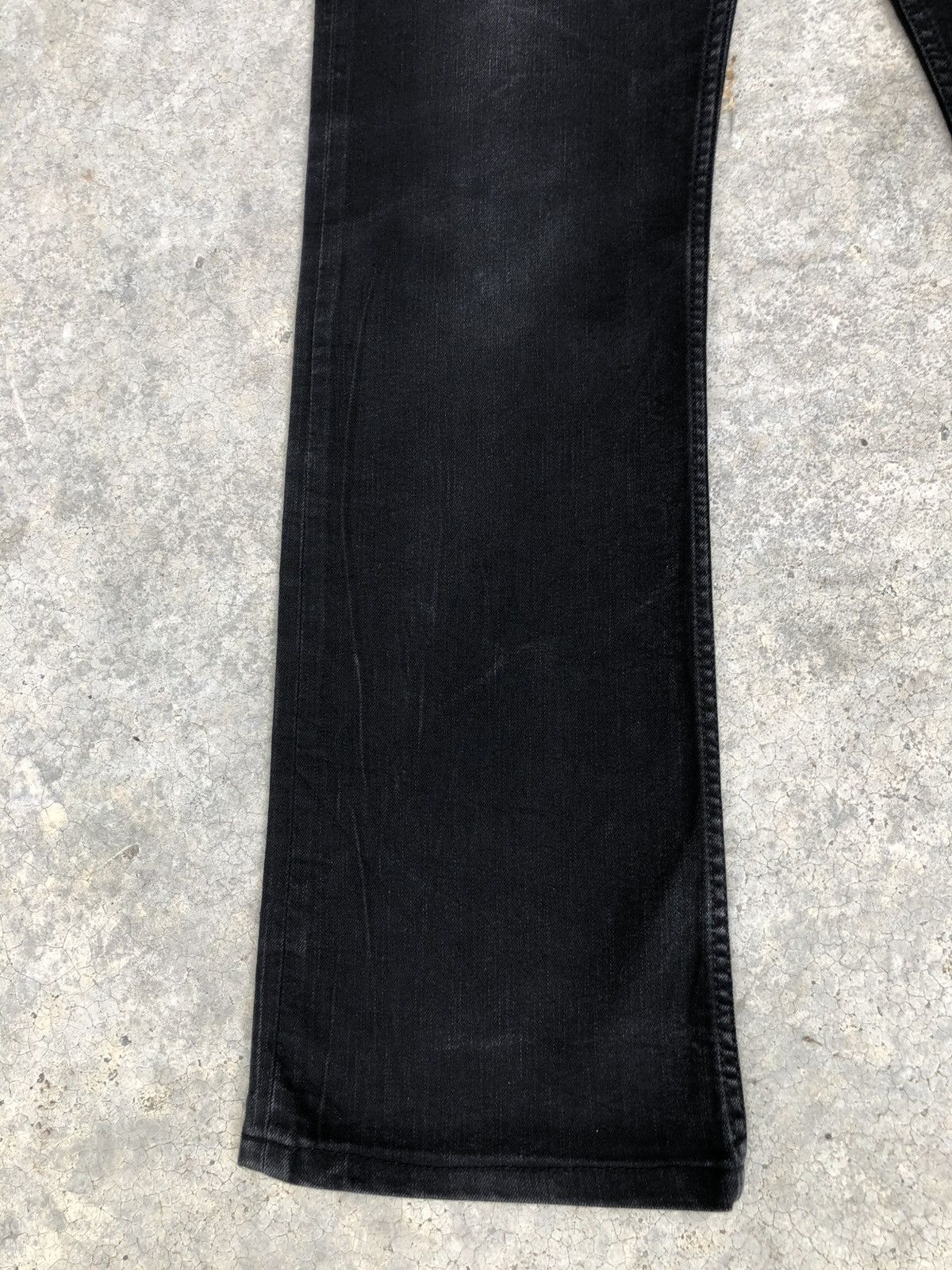 If Six Was Nine Y2k Levi’s Flared Jeans Distressed Denim 507 Size US 32 / EU 48 - 6 Thumbnail