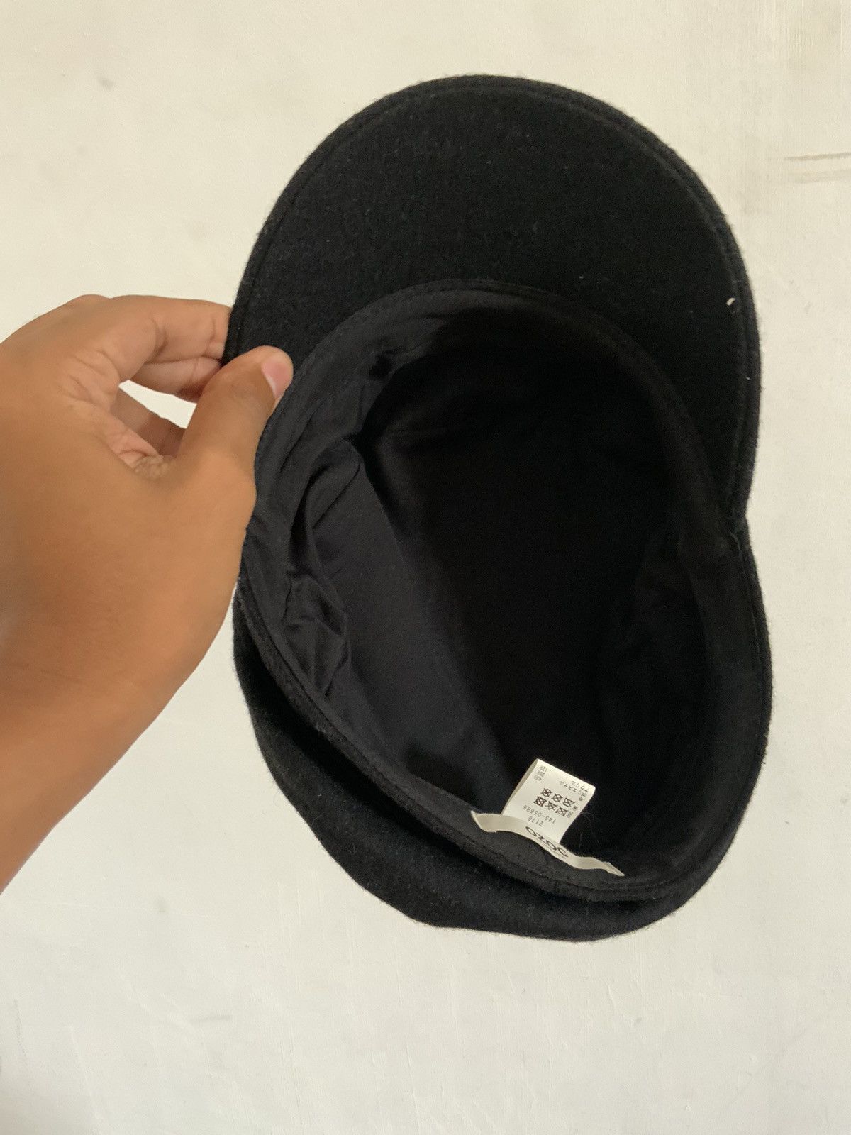 Japanese Brand Ozoc Wool Black Retro hat Size ONE SIZE - 7 Thumbnail