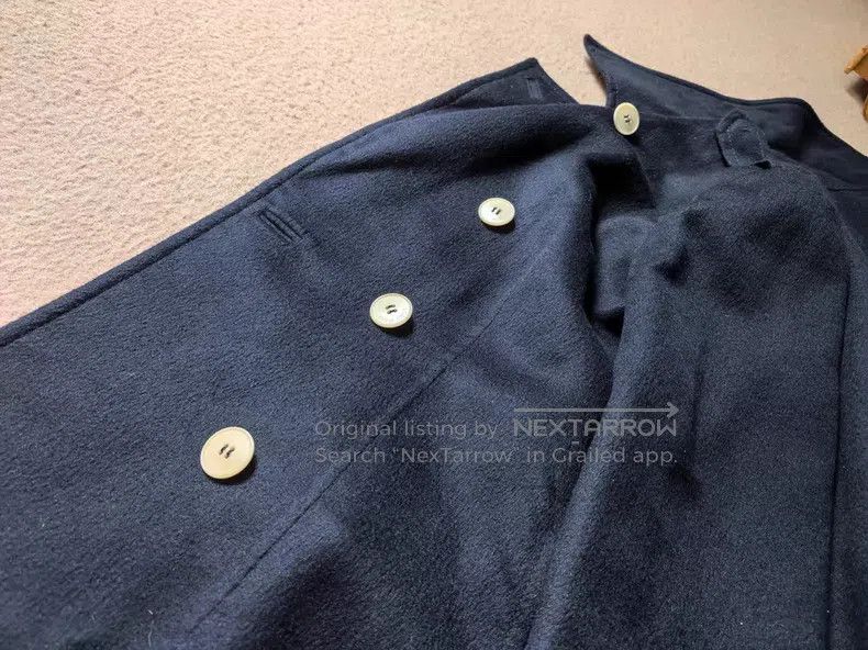 Loro Piana Loro Piana Lady Double Breasted Navy Collar Cashmere Coat Size M / US 6-8 / IT 42-44 - 5 Thumbnail