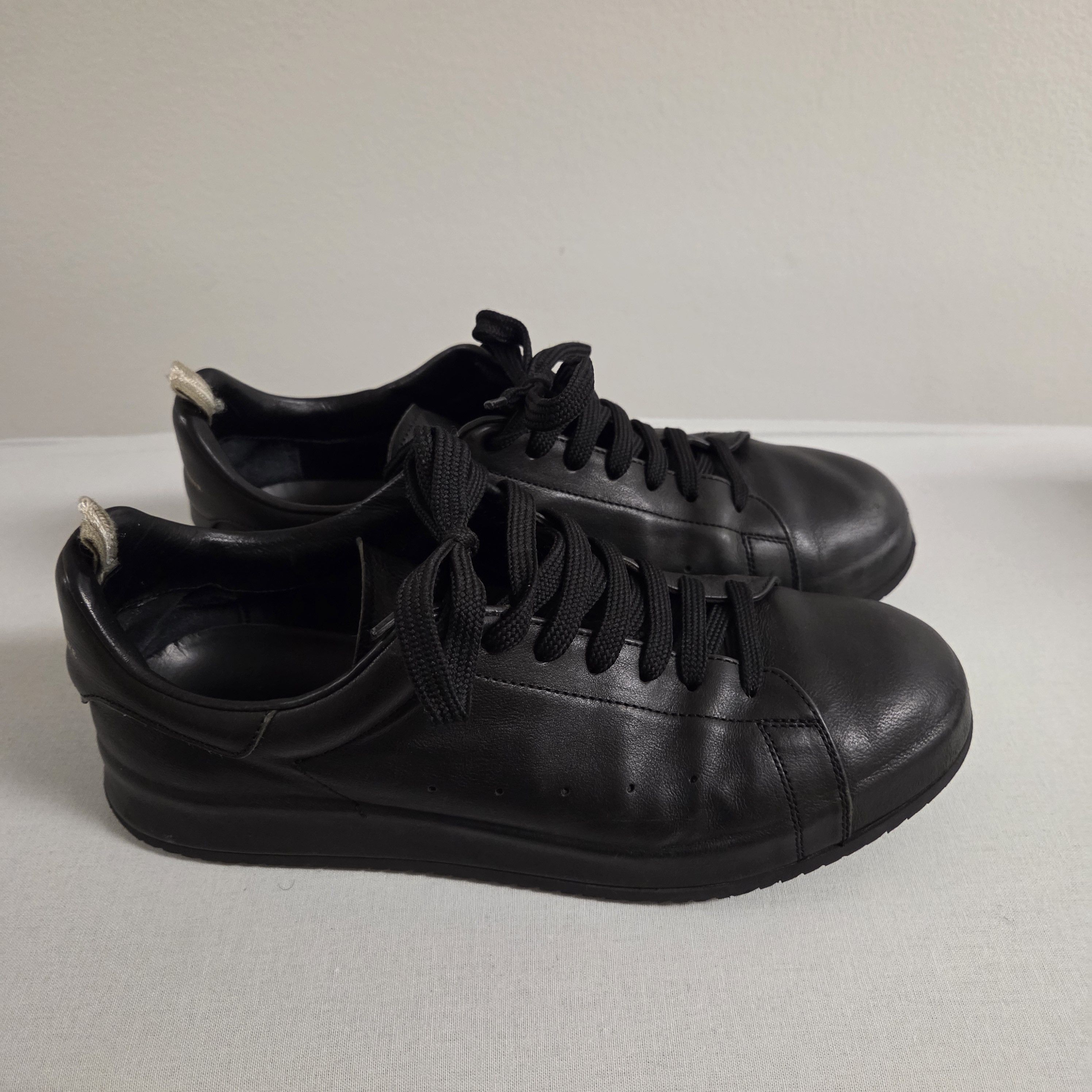 Officine Creative Officine Creative Black Calfskin Sneakers Size US 7 / EU 40 - 1 Thumbnail