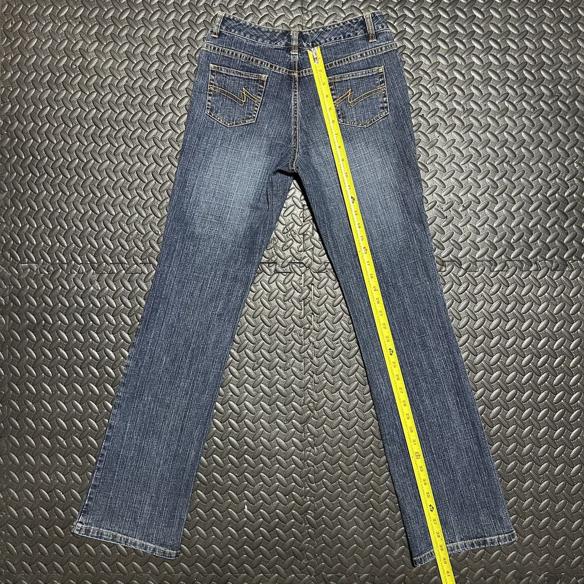 Designer × Vintage Pure Diva Jeans Straight Leg Low Rise Women’s Size 3 Juniors Size 26" / US 2 / IT 38 - 12 Thumbnail