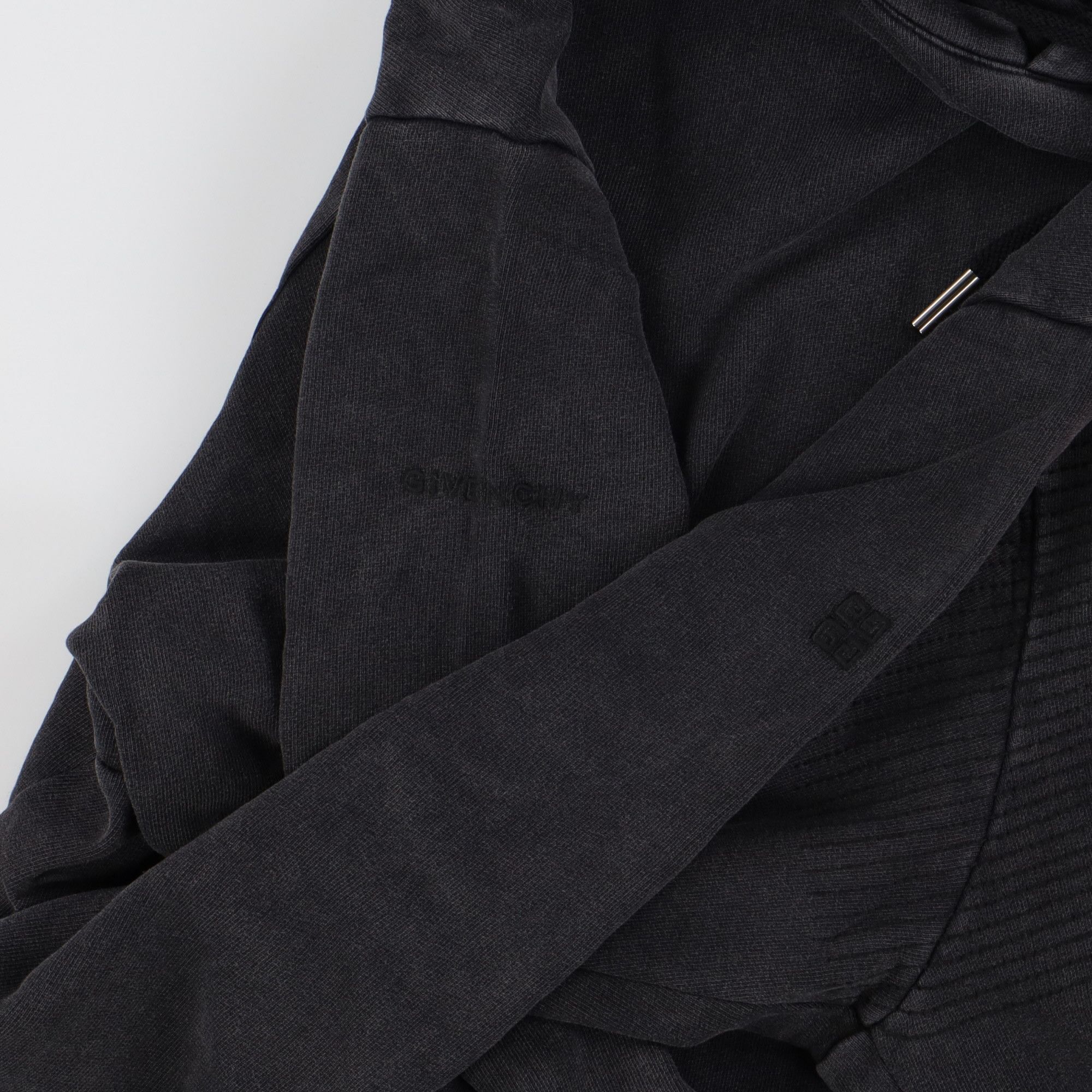 Givenchy Washed Black 4G Bandana Logo Oversized Hoodie Size US XS / EU 42 / 0 - 8 Thumbnail
