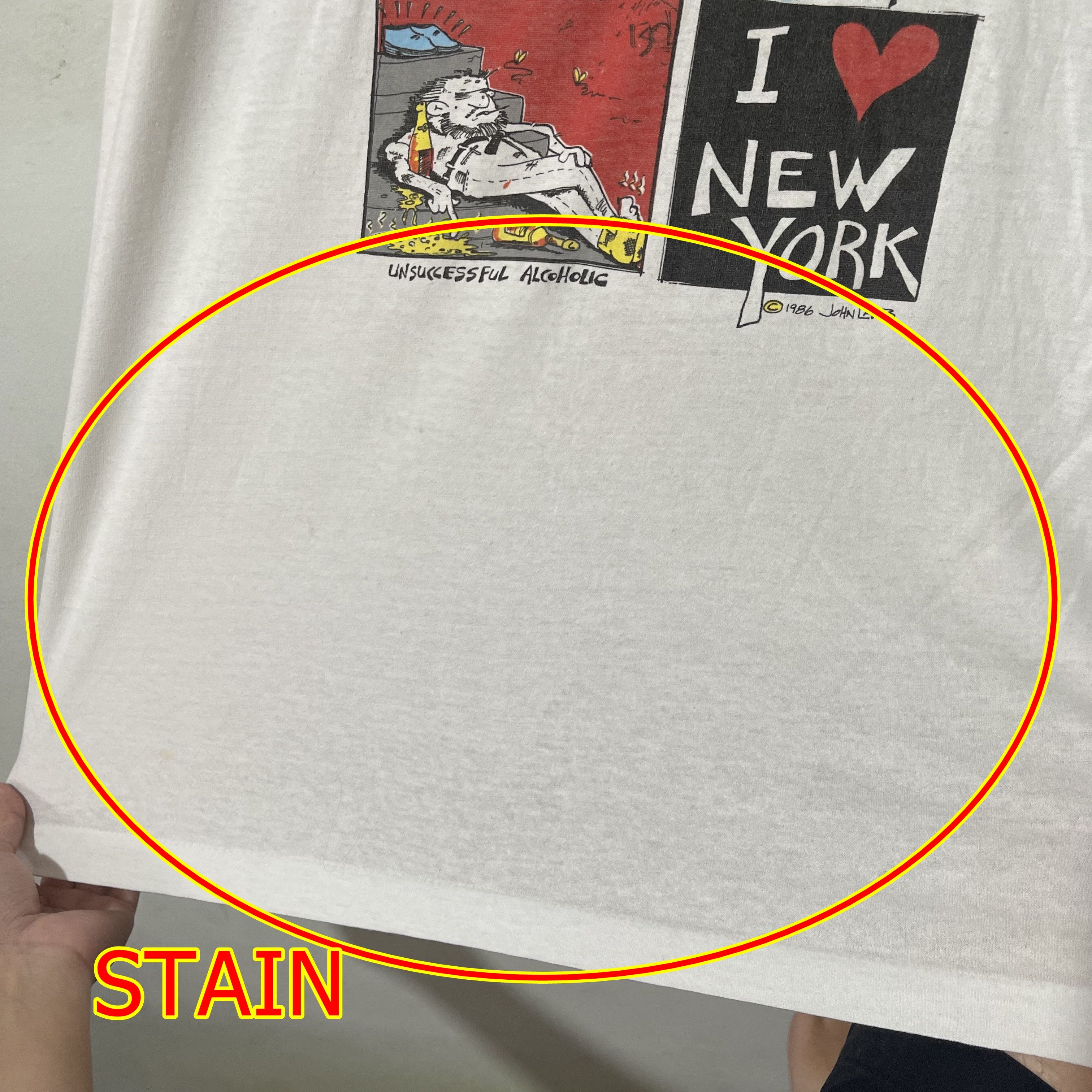 Vintage Vintage 1986 John Lamb T-Shirt Size US L / EU 52-54 / 3 - 8 Thumbnail