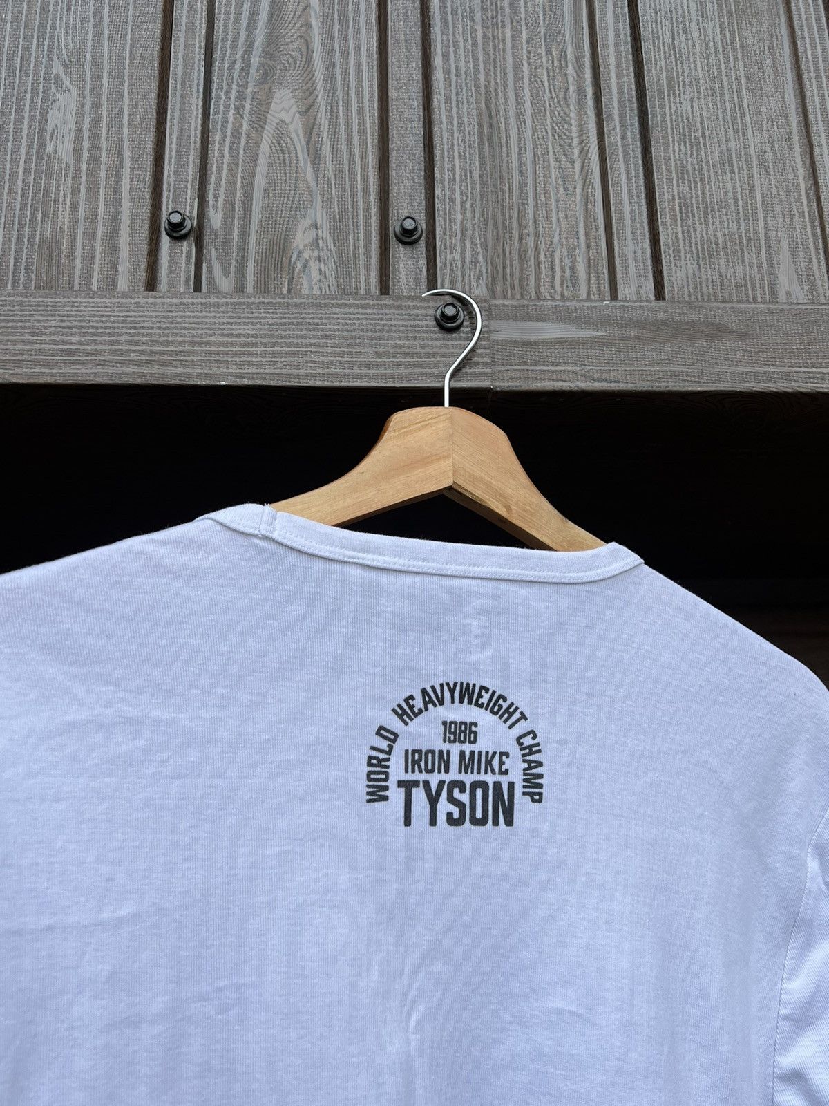 Band Tees × Vintage 🥊 Mike Tyson Vintage Big Logo T-Shirt Size US XL / EU 56 / 4 - 3 Thumbnail