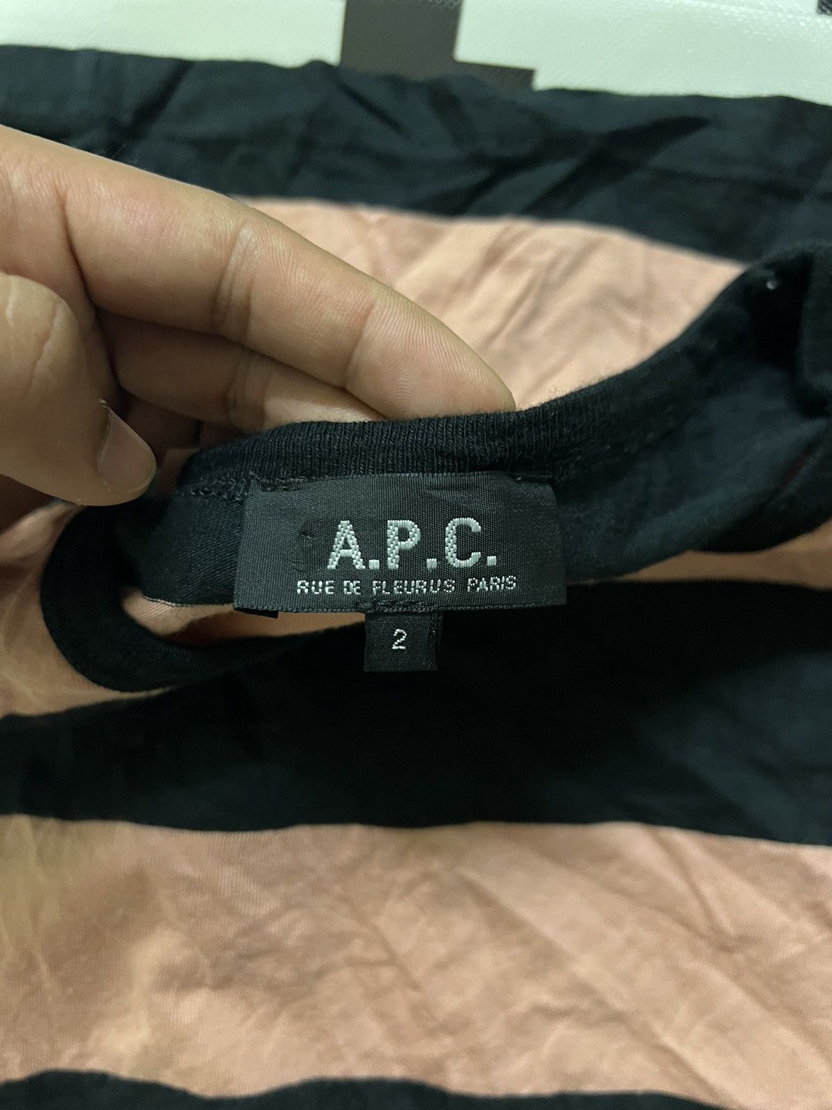 A.P.C. × Designer A.P.C Longsleeve Stripe Teee Size S / US 4 / IT 40 - 8 Thumbnail