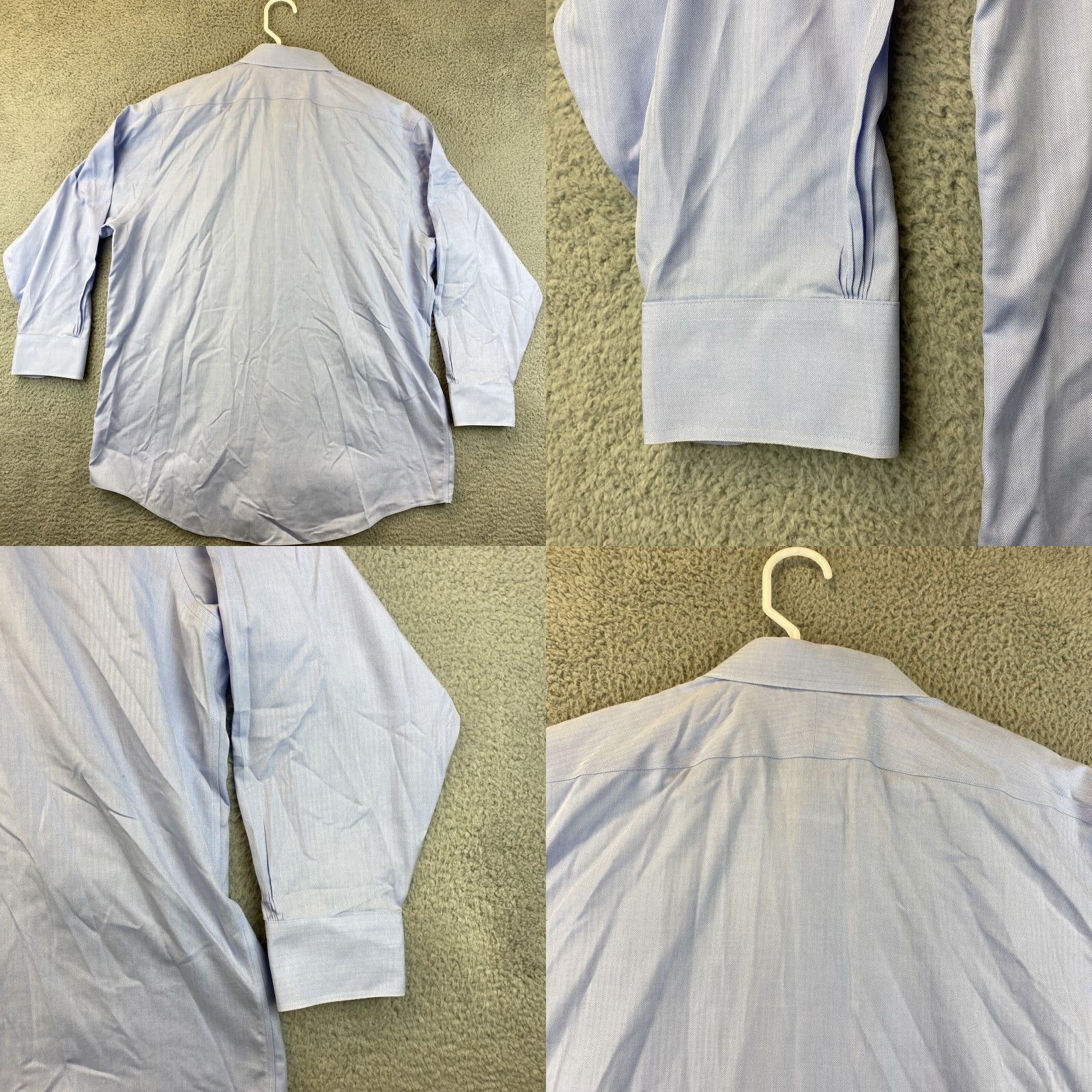 Brooks Brothers Brooks Brothers Dress Shirt Men's 17 Regular Fit Blue Long Sleeve Button Up 84-25 Size 46R - 8 Thumbnail