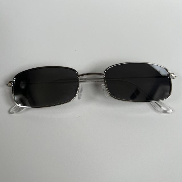 Designer Vintage Y2k 90s 2000s Slim Silvertrim Mirror Lens Sunglasses Grailed 