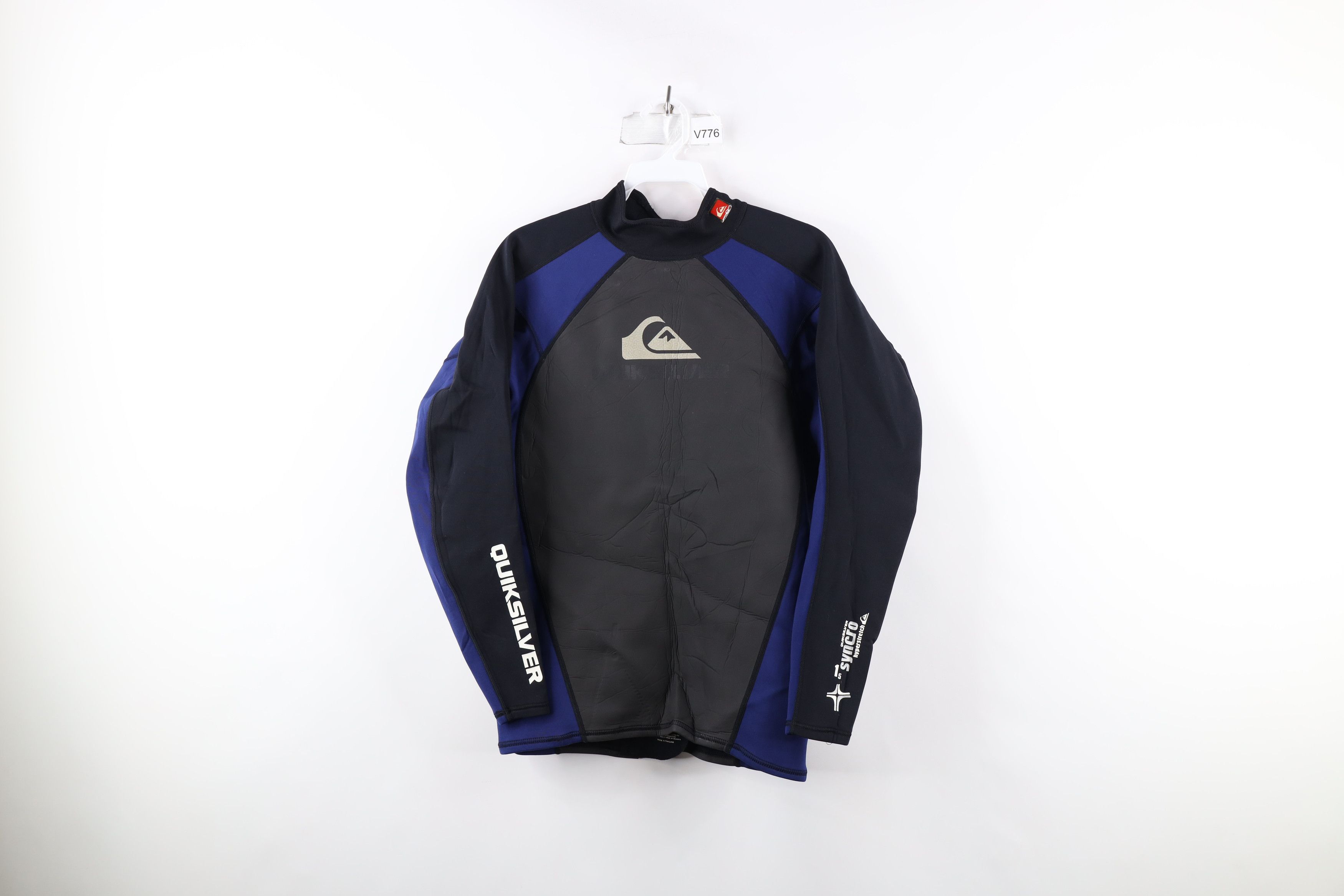 Quiksilver Synchro Hyperstretch シーガル Quiksilver 1.5mm Syncro Hyperstretch Wetsuit Jacket Blue