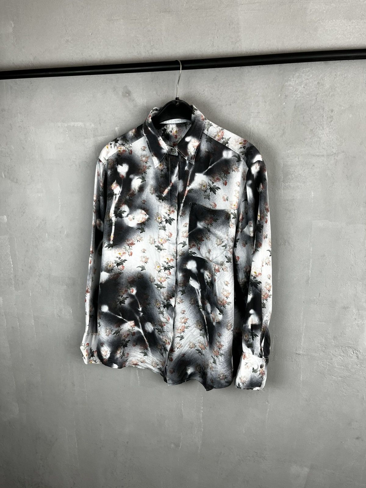 Acne studios silk button shirt