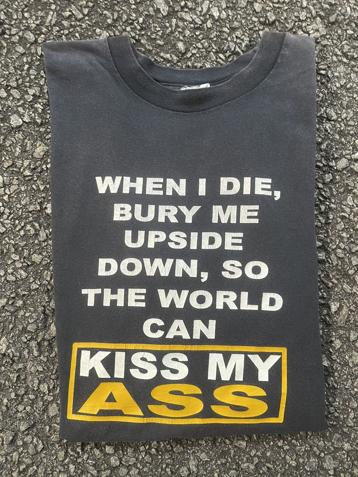 Band Tees × Vintage KISS MY ASS , tee Size US XL / EU 56 / 4 - 1 Thumbnail