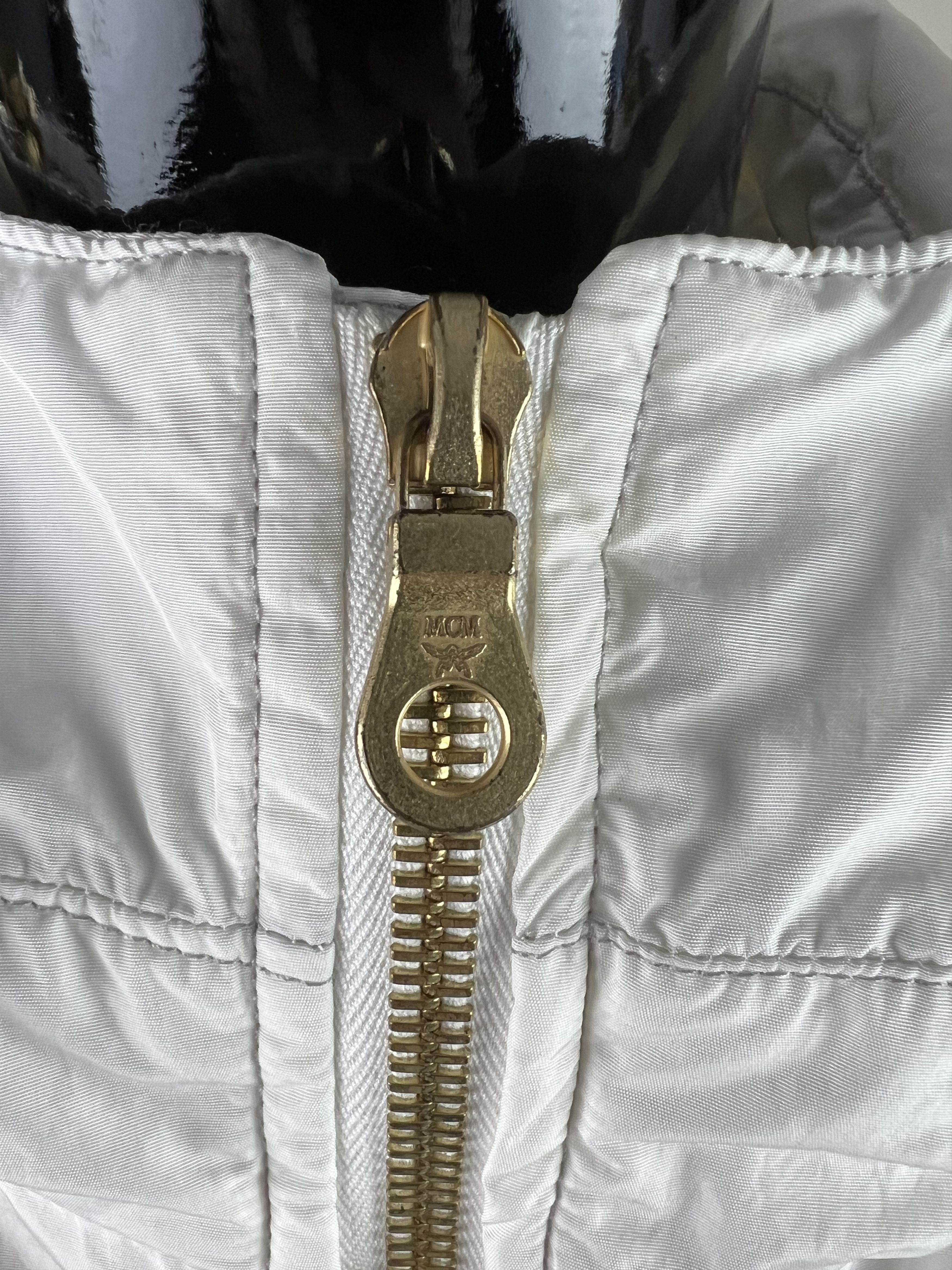MCM × Vintage Rare Vintage MCM Women's Hooded Nylon Jacket Size 42 Size M / US 6-8 / IT 42-44 - 10 Thumbnail
