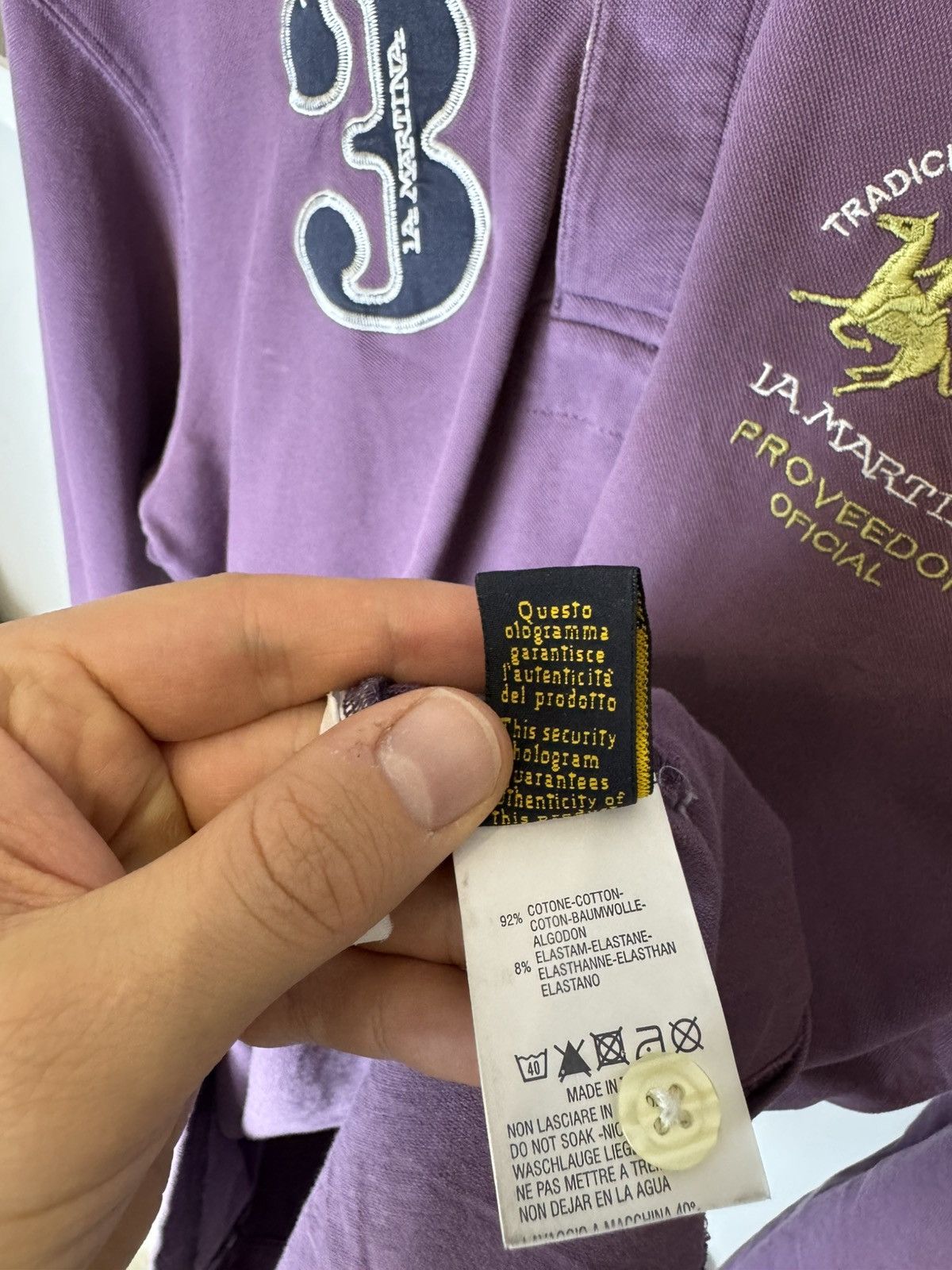 La Martina La Martina Luxury Long sleeve Polo T-Shirt Designer hype Size US XL / EU 56 / 4 - 7 Thumbnail