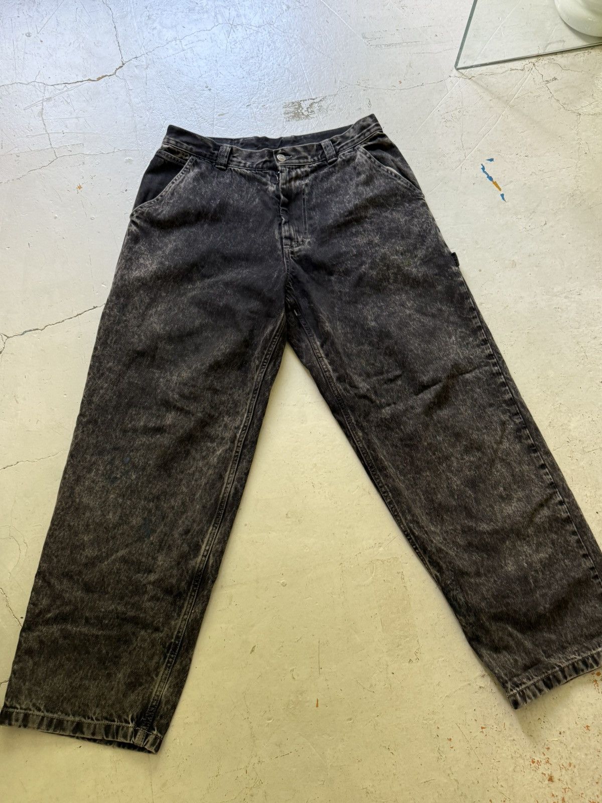 Maison Margiela Maison Margiela Painted 5-Pocket Carpenter Pants Size US 32 / EU 48 - 1 Thumbnail