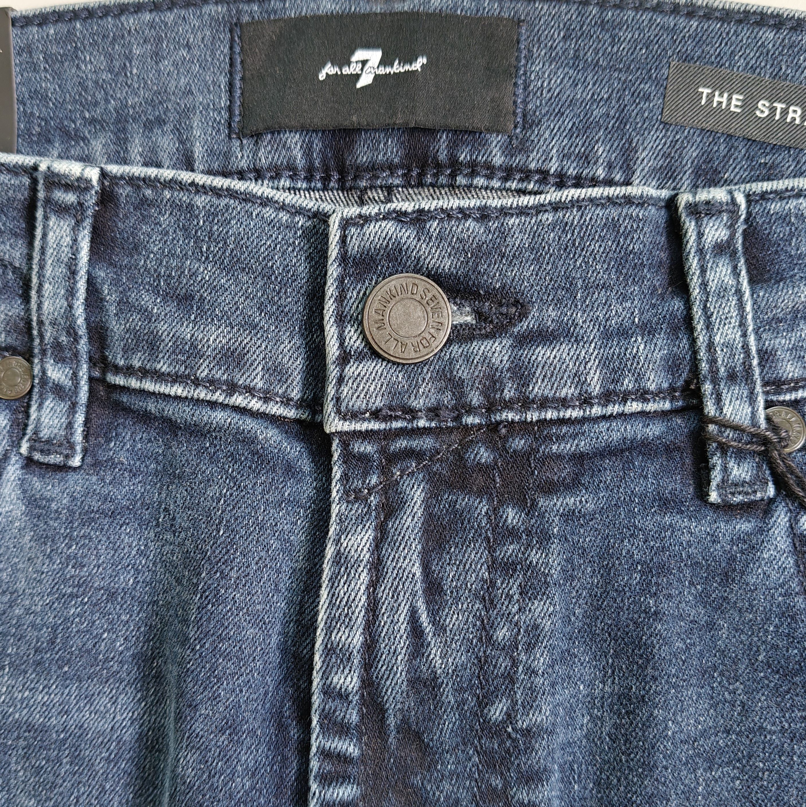 7 For All Mankind 7 For All ManKind THE STRAIGHT Jeans T/ 6008 Size US 32 / EU 48 - 3 Thumbnail
