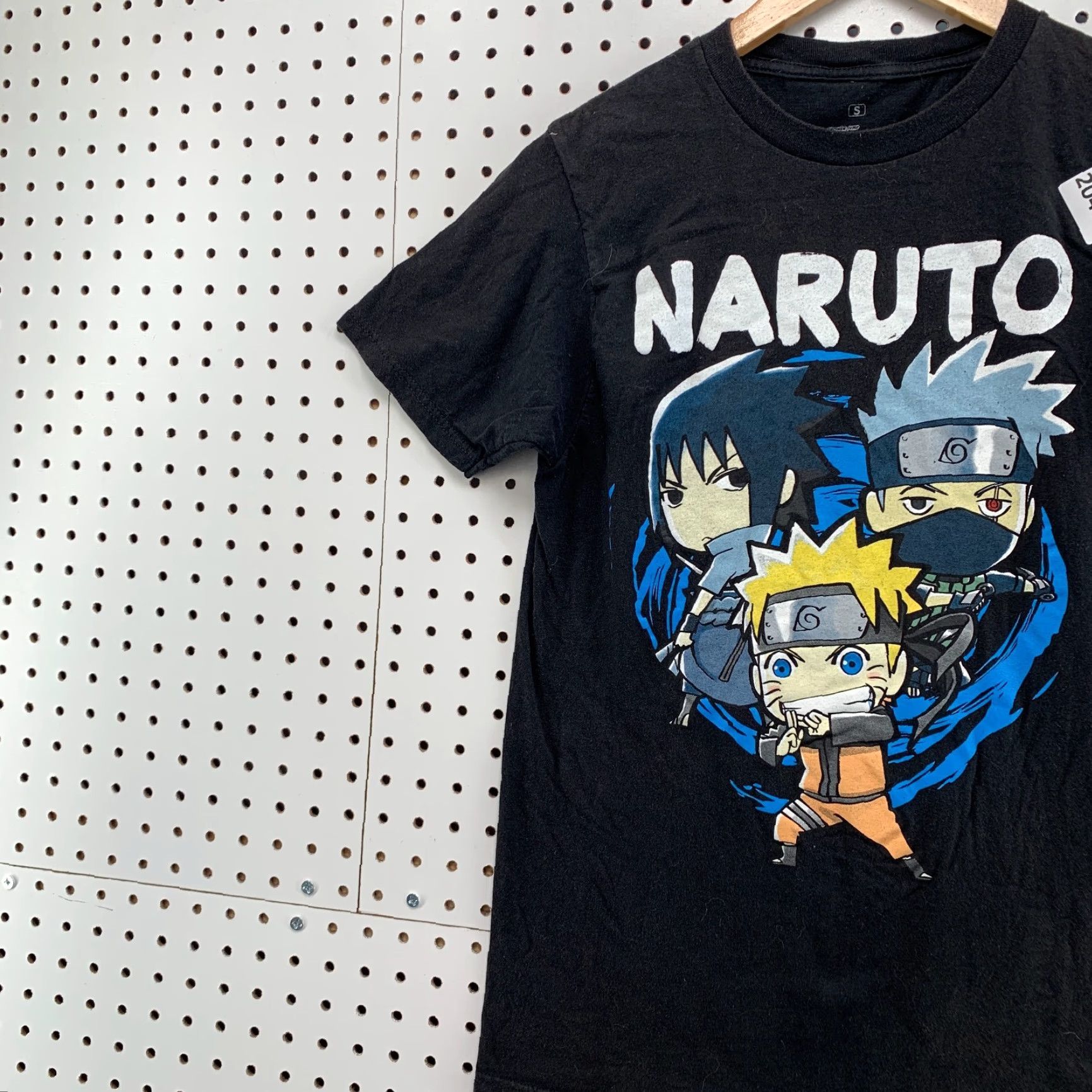 Ripple Junction Naruto Anime Shirt Black Ripple Junction Adult Small Short Sleeve 16.5x27 Mens Shirt Naruto Anime Black Ripple Junction Small 16.5x27 Size US S / EU 44-46 / 1 - 3 Thumbnail