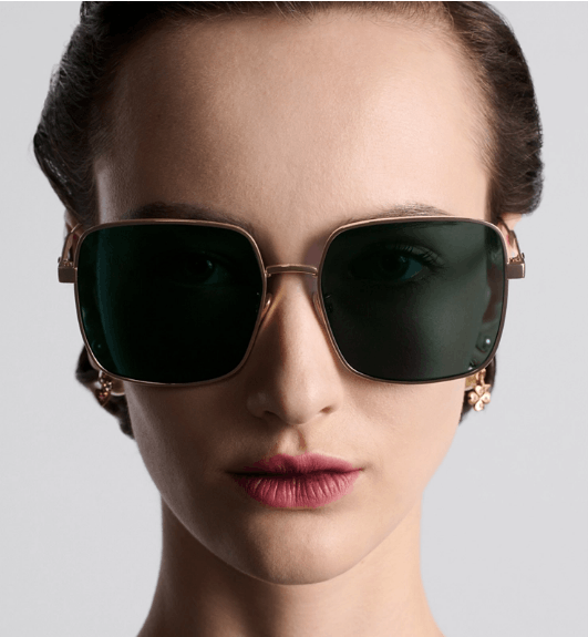 Dior o1w1db10525 Size : OS / DCANS1 S1U Sunglasses in Green/Gold Size ONE SIZE - 5 Thumbnail